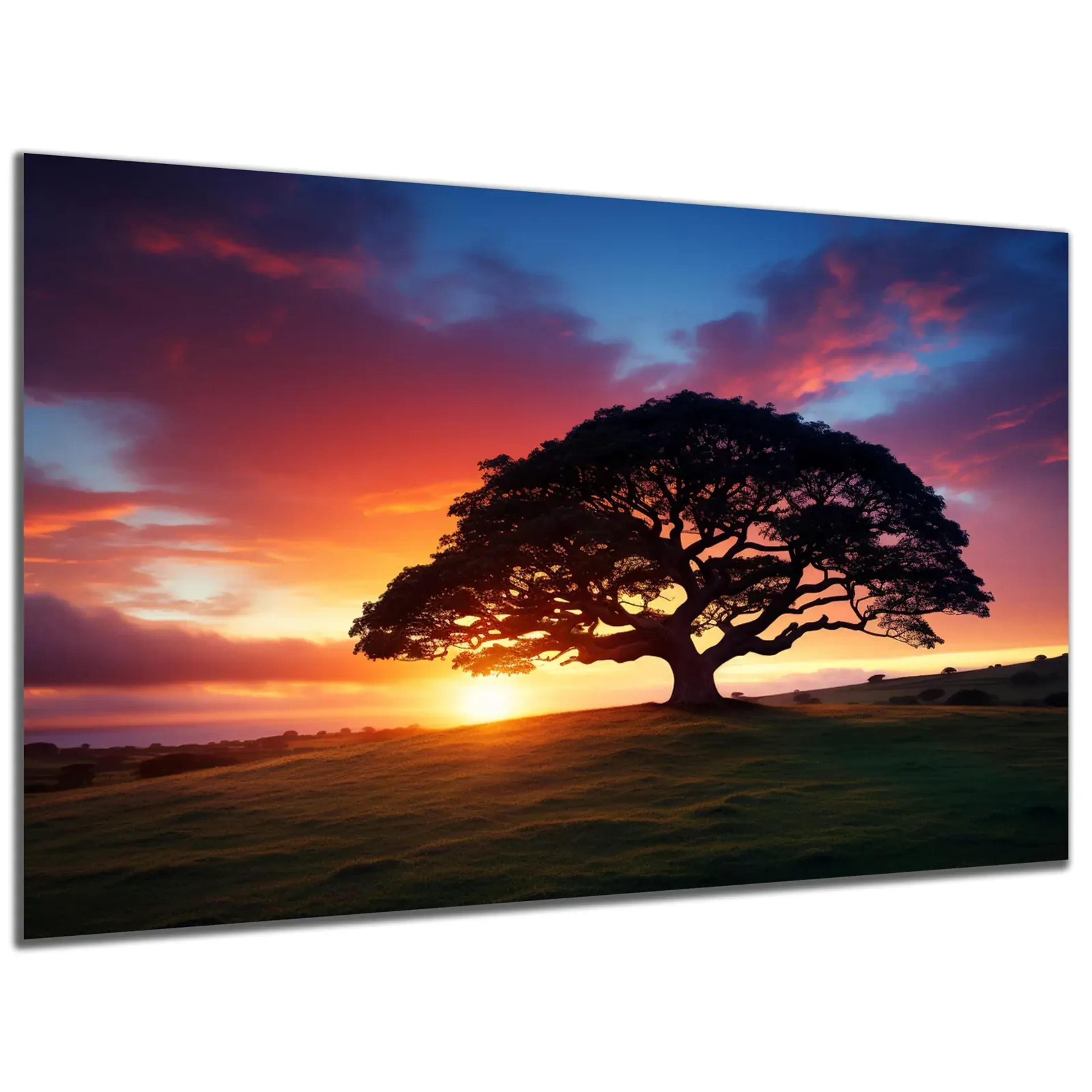 Baum im Abendrot – Ansicht 5