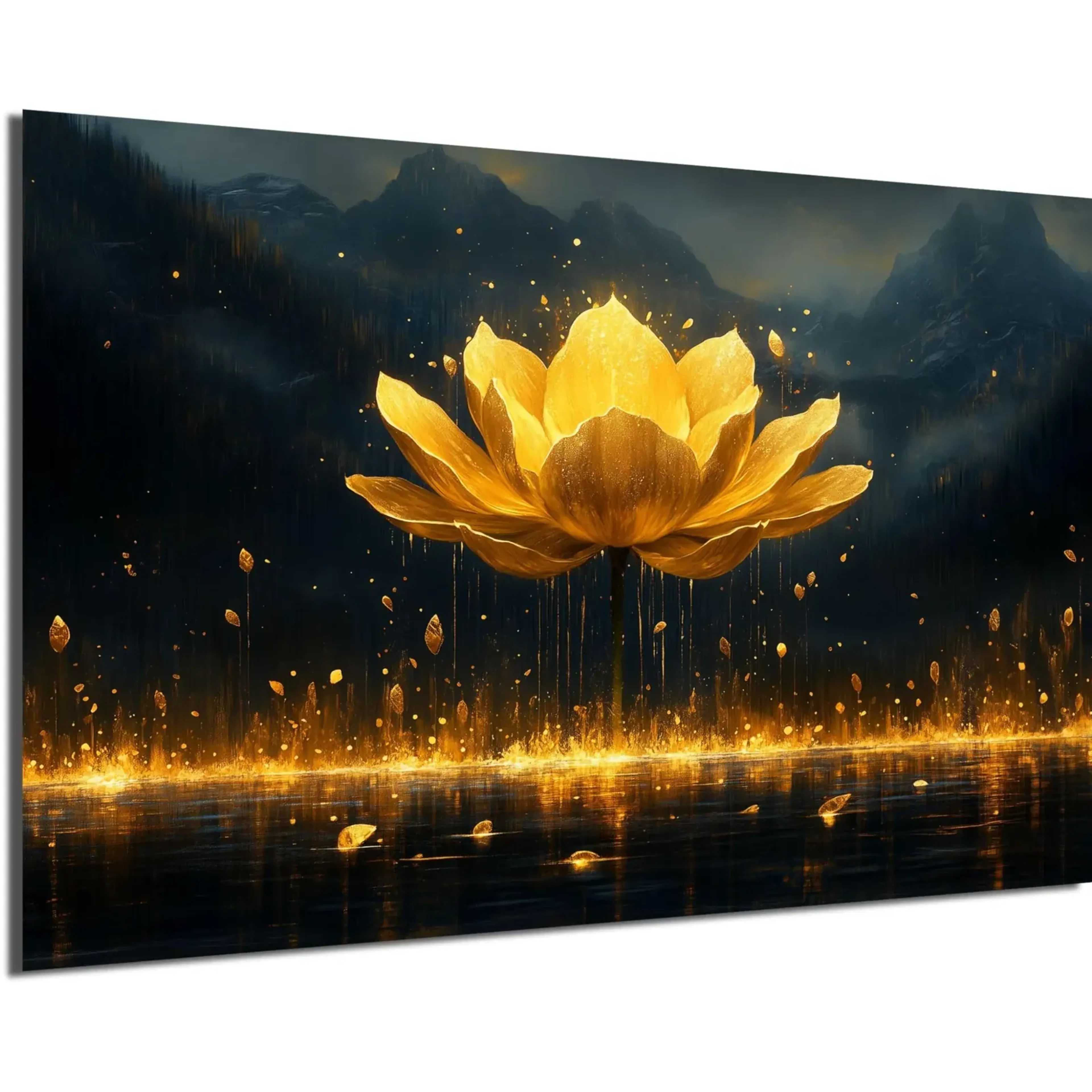Goldene Lotusblüte – Ansicht 5