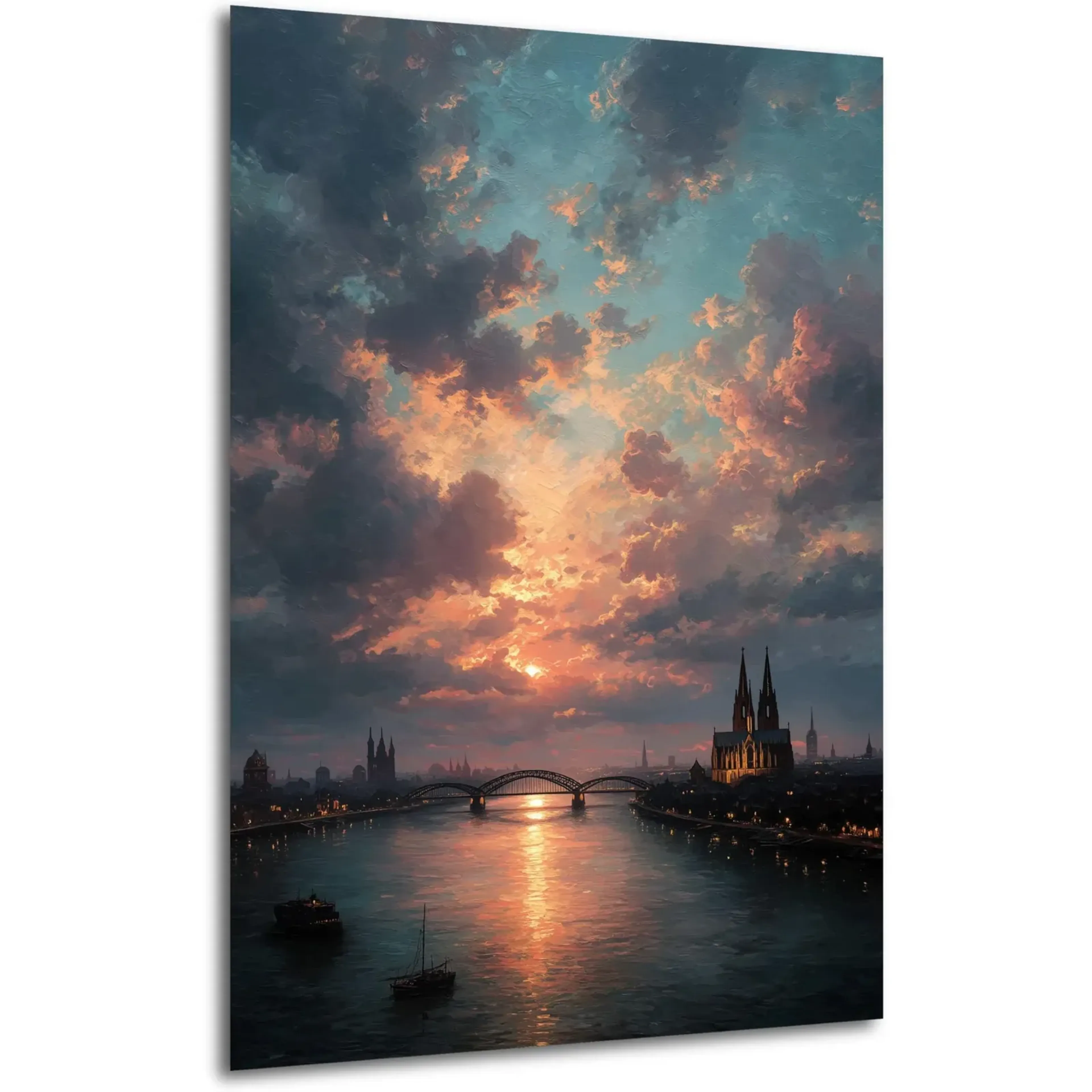 Köln im Abendhimmel – Ansicht 5