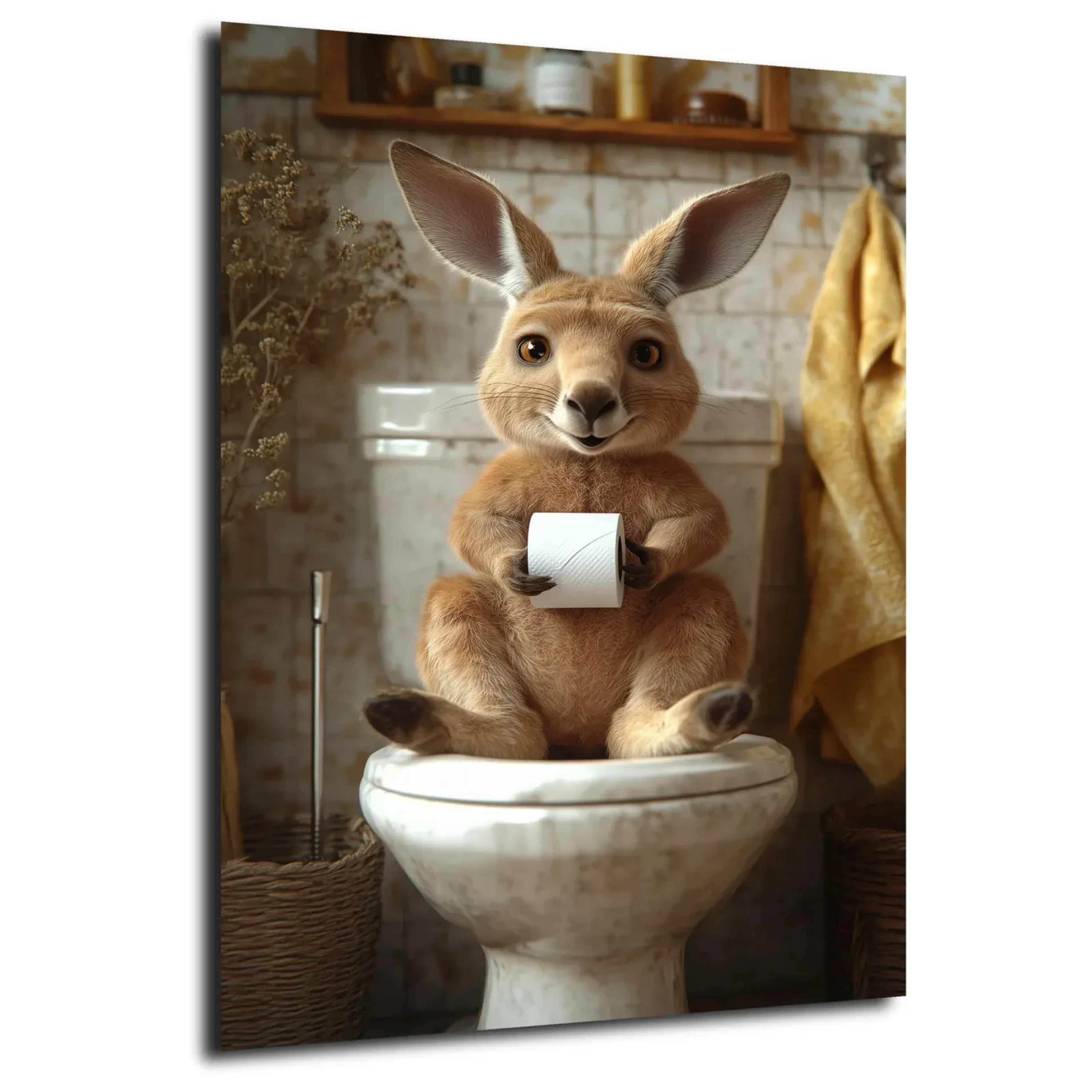 Känguru mit Klopapier – Ansicht 5