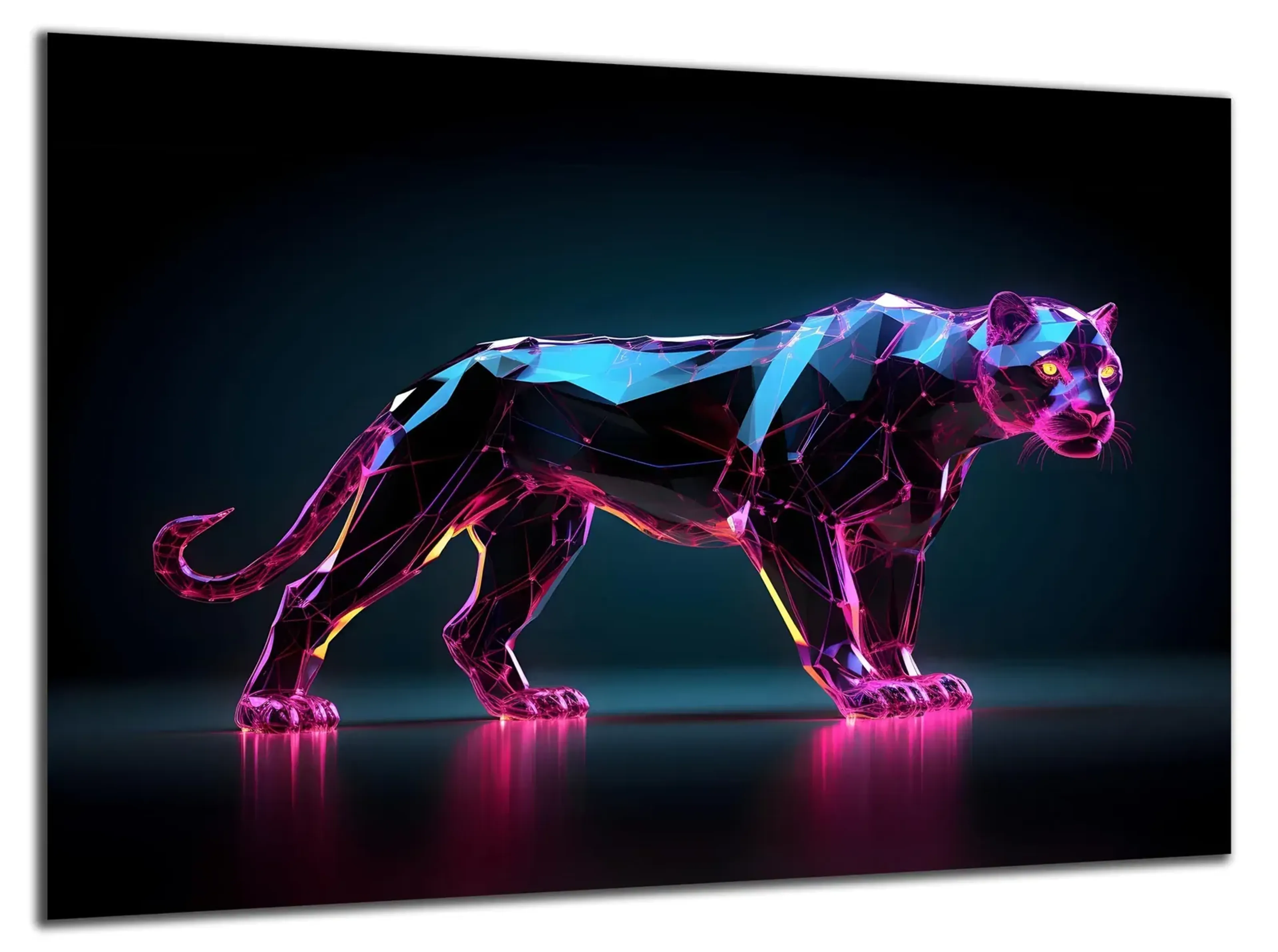 Panther in Neonfacetten – Ansicht 5