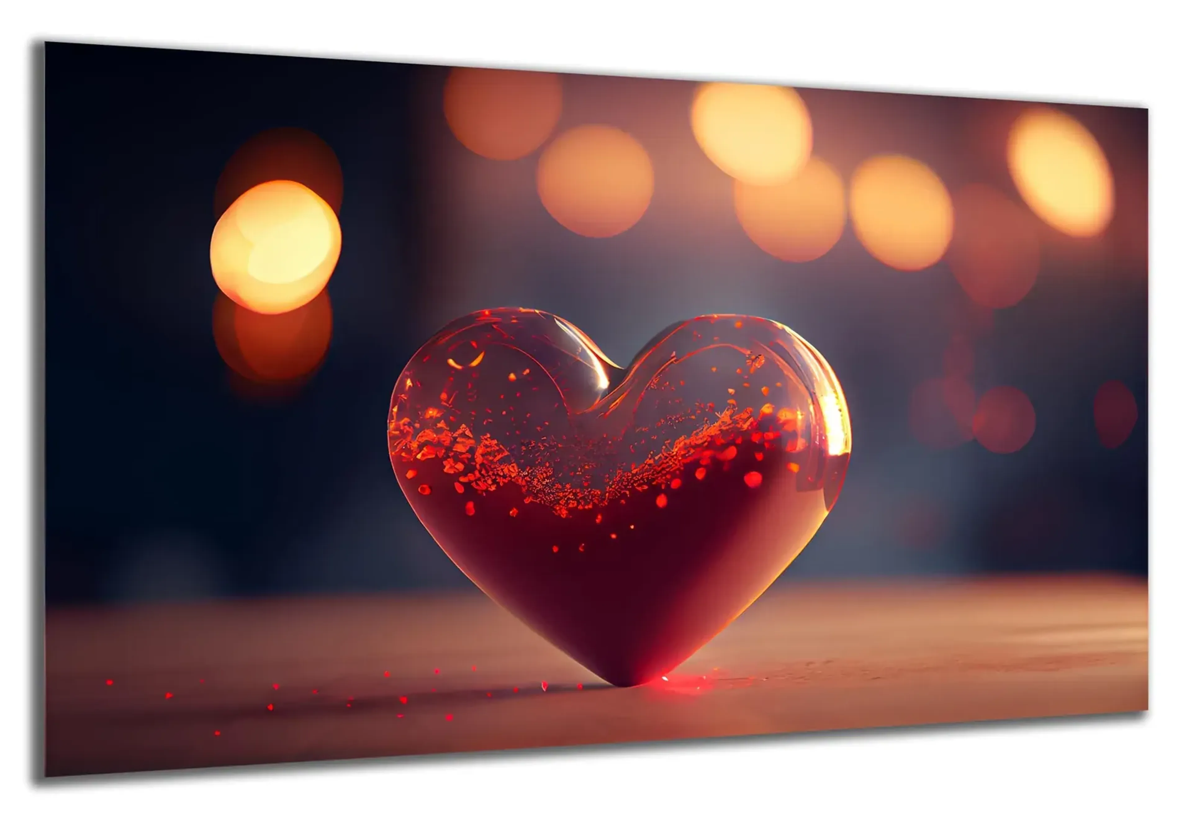 Rotes Herz im Licht – Ansicht 5