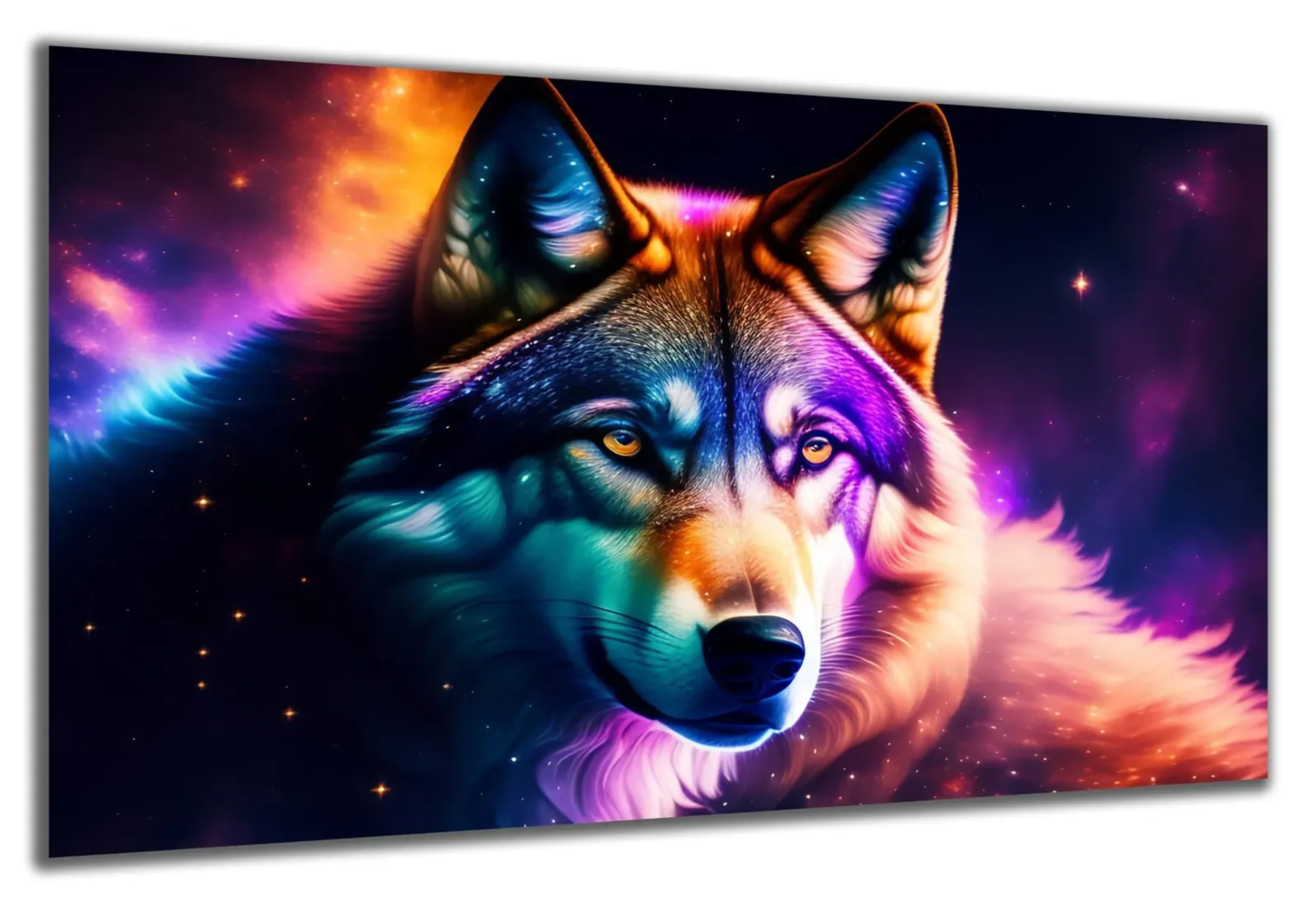 Wolf in Neonfarben – Ansicht 5