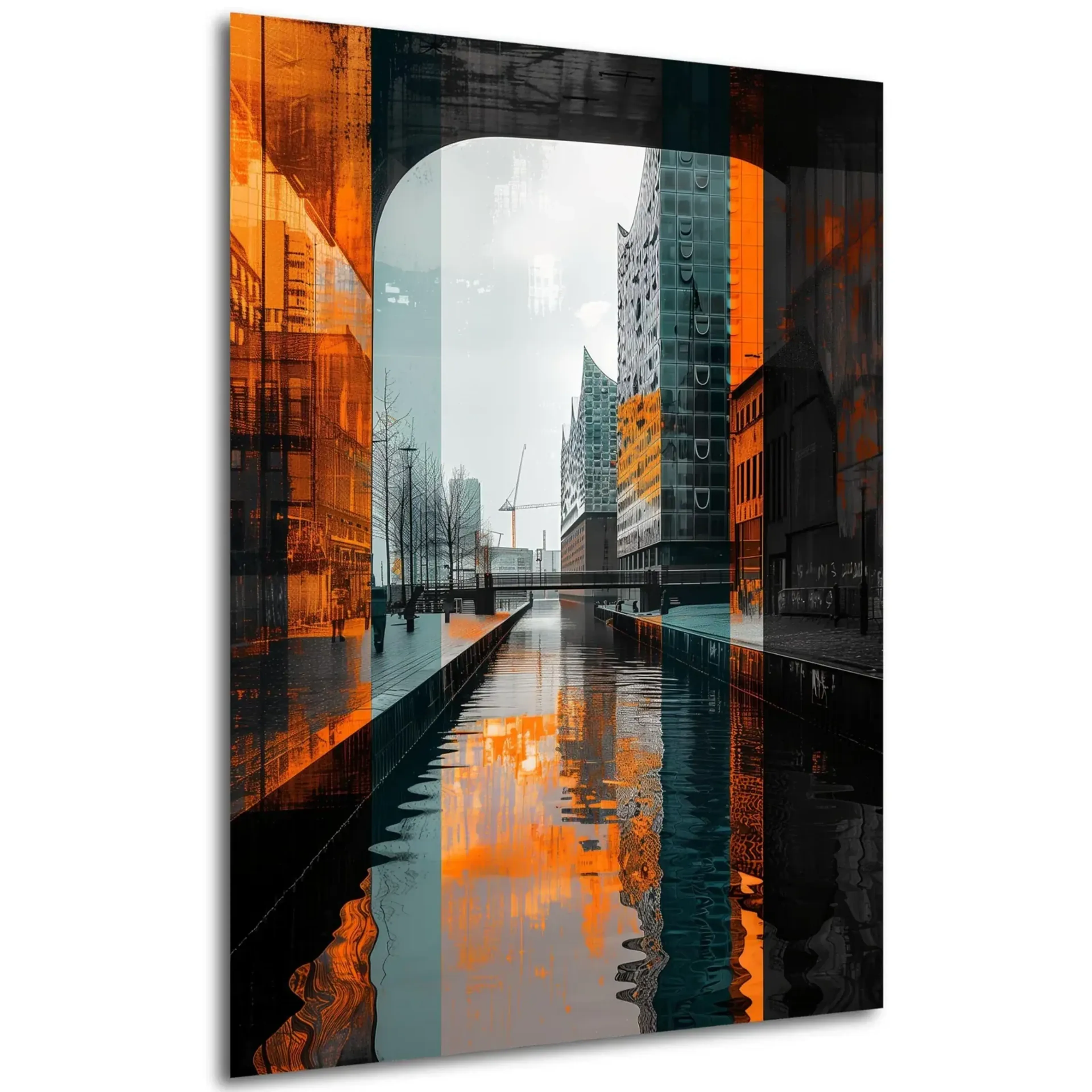 Hafenkanal in Orange – Ansicht 5