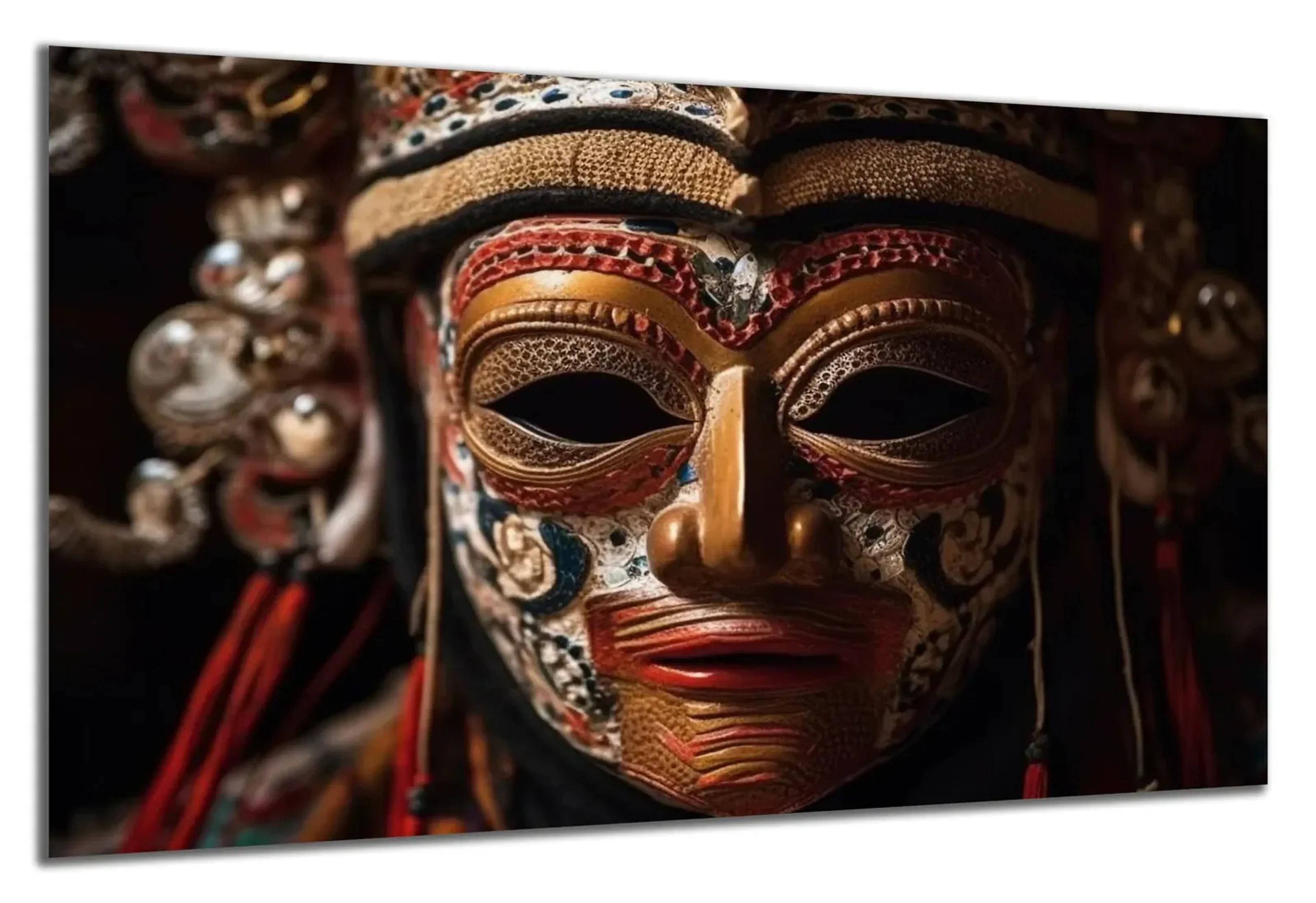 Maske in Rot und Gold – Ansicht 5