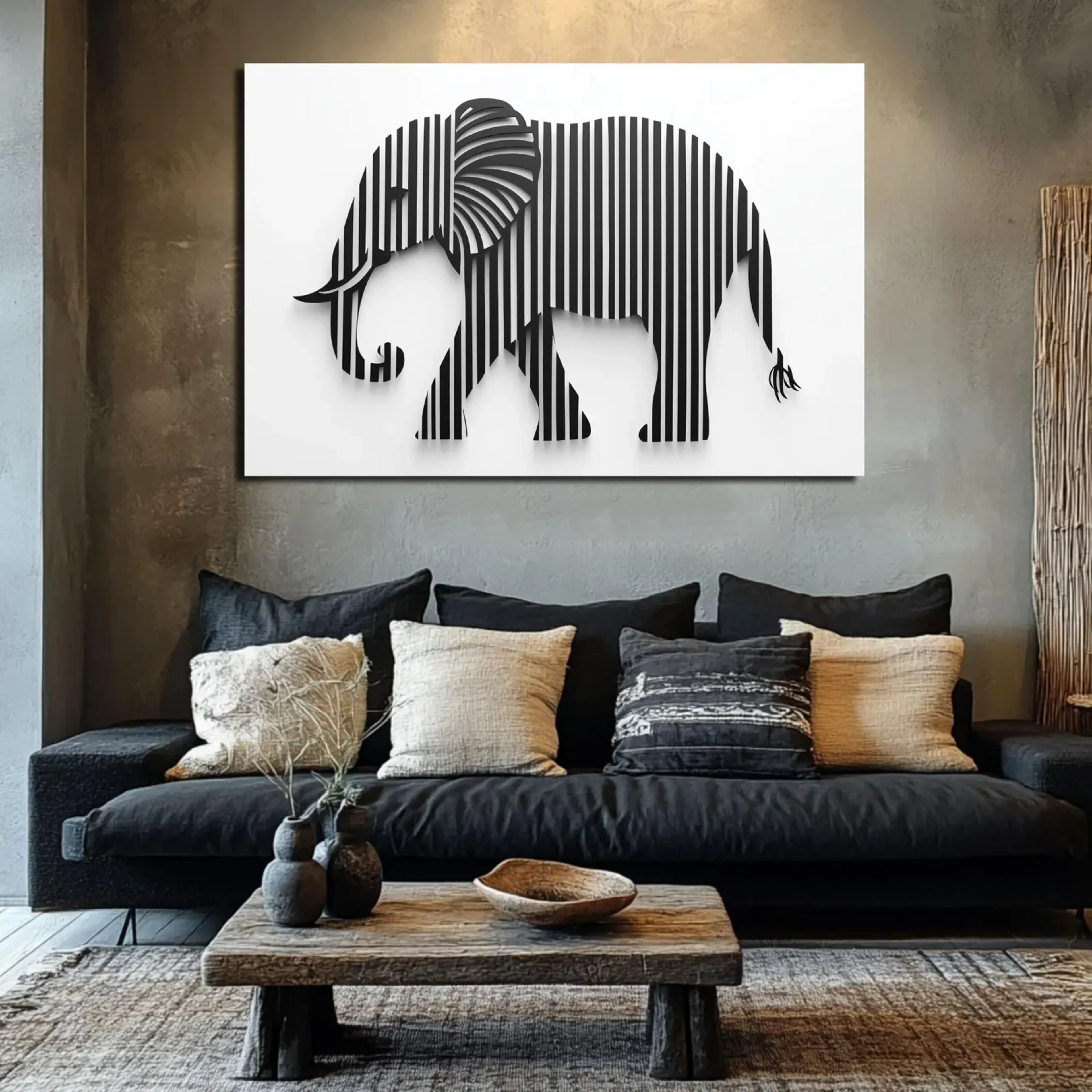 Streifenelefant – Ansicht 2