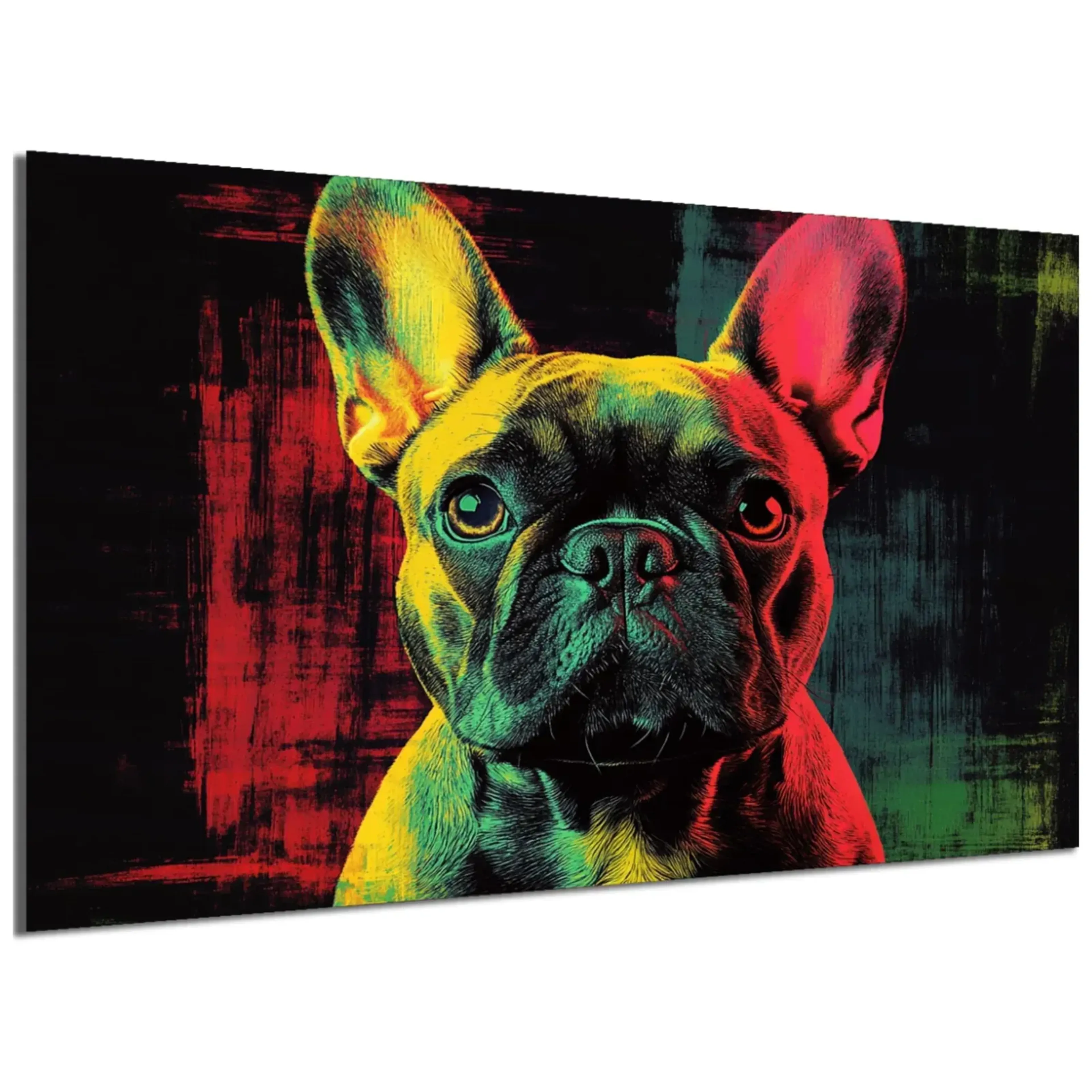 Bulldogge in bunten Farben – Ansicht 5