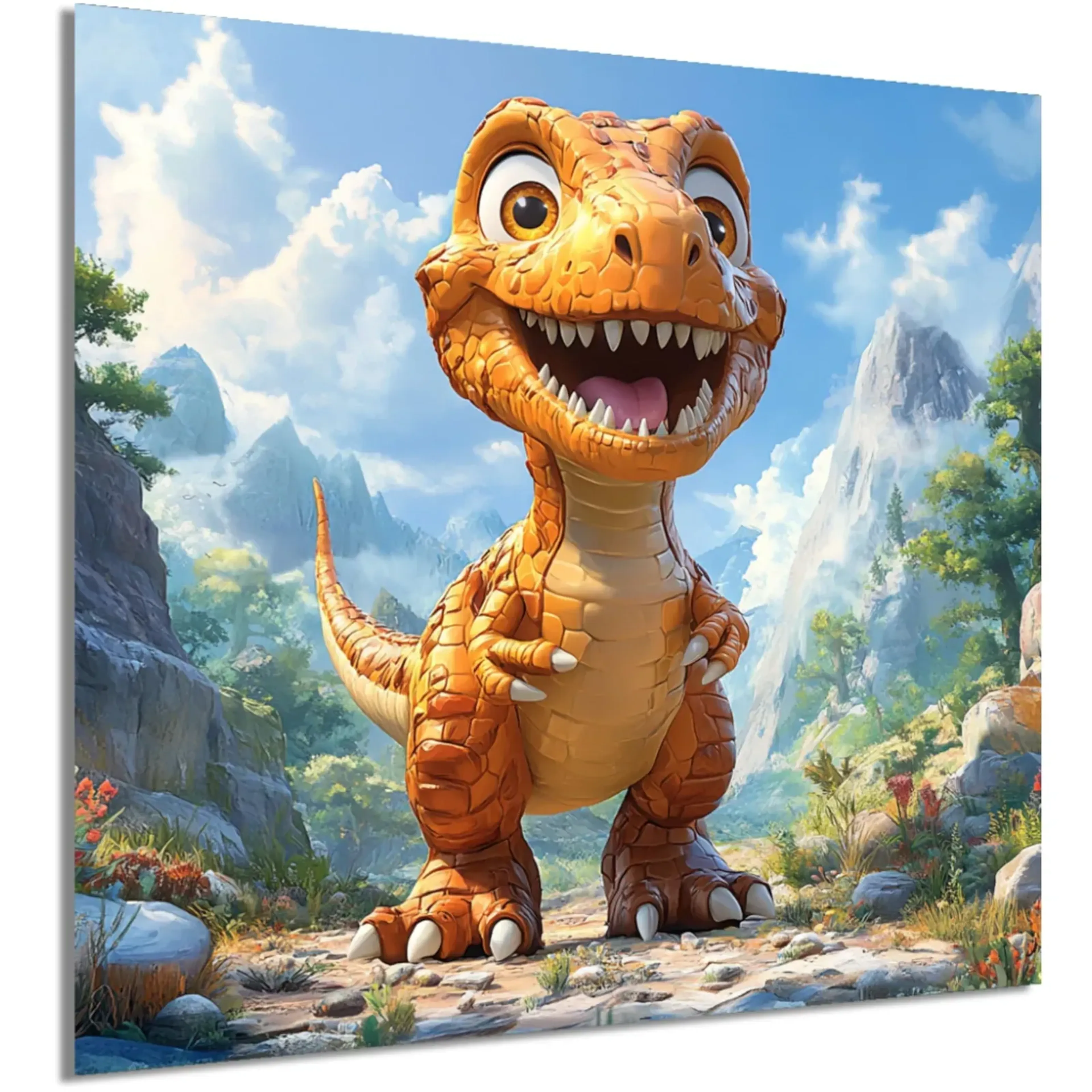 Dino im weiten Bergtal – Ansicht 5