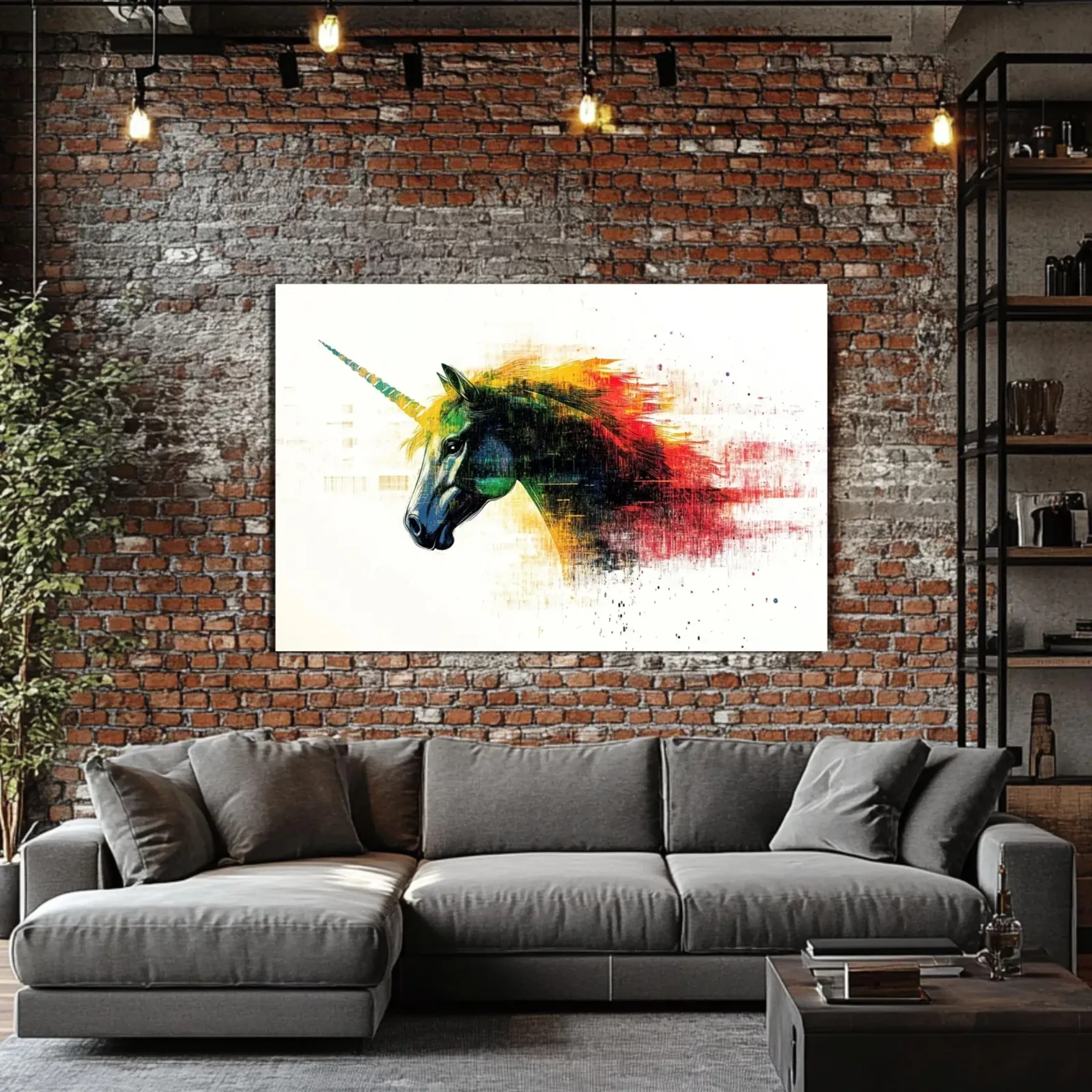 Einhorn mit bunter Mähne – Ansicht 5