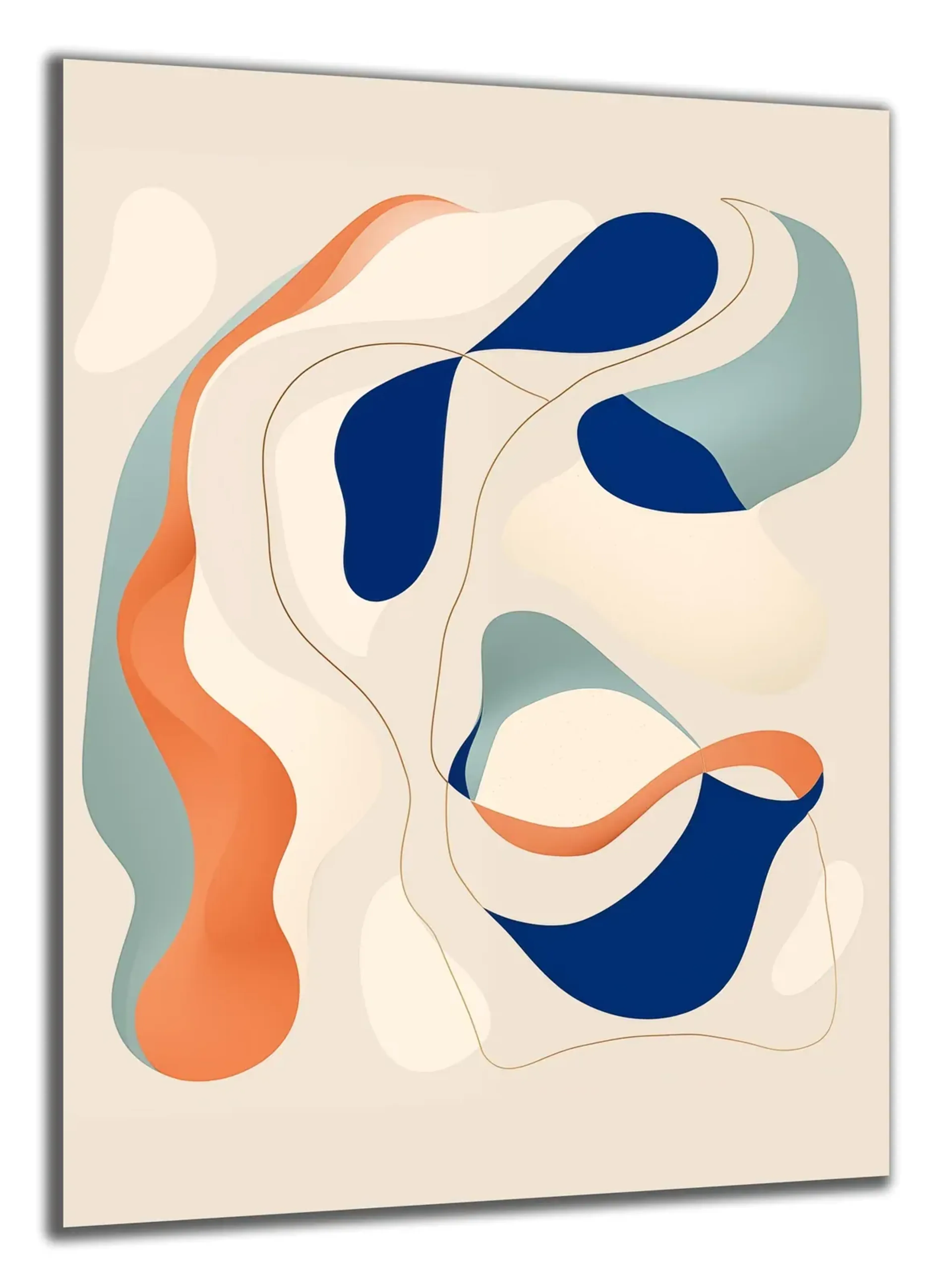 Schwung in Blau und Orange – Ansicht 5
