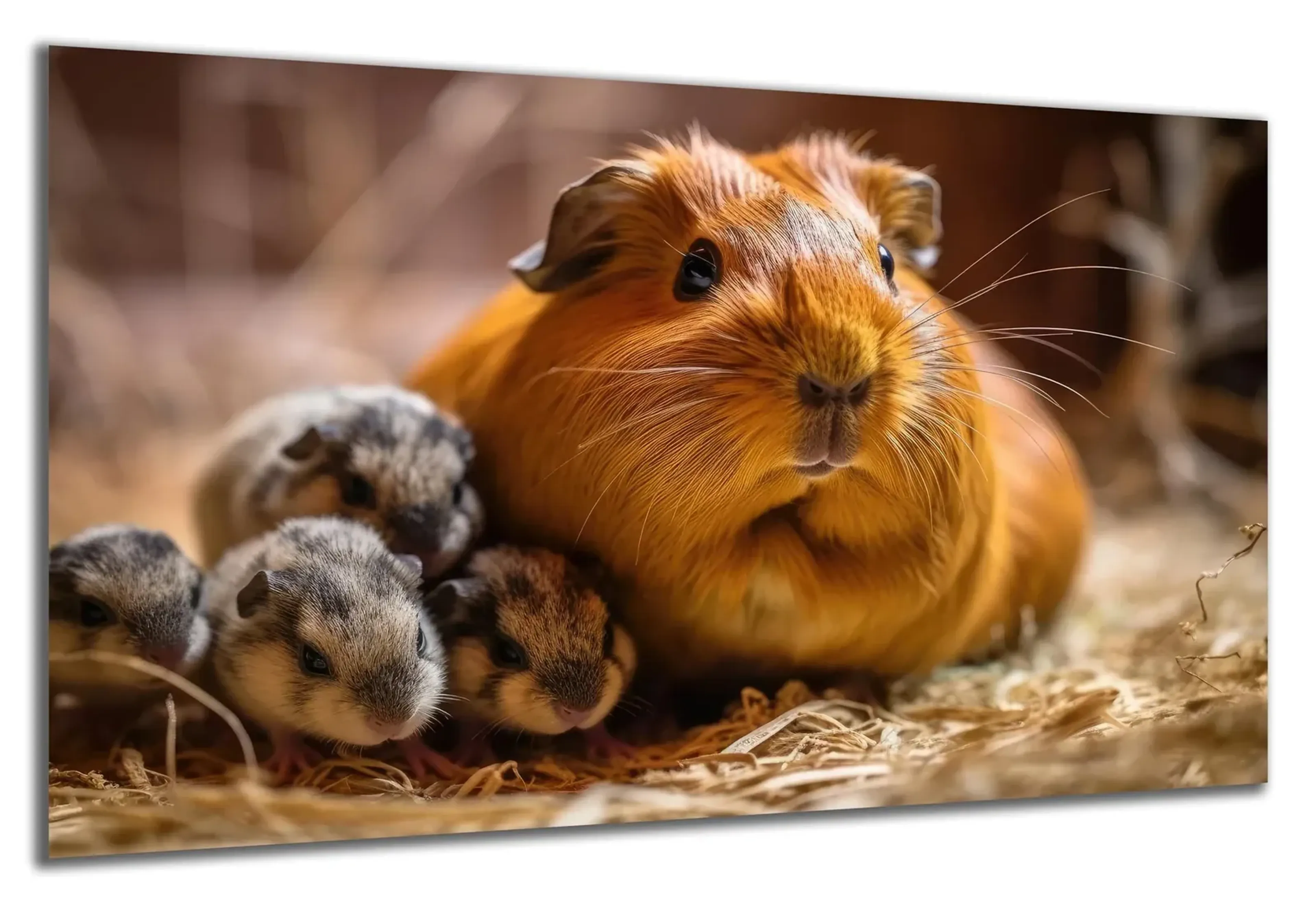 Meerschweinchen mit Jungtieren – Ansicht 5