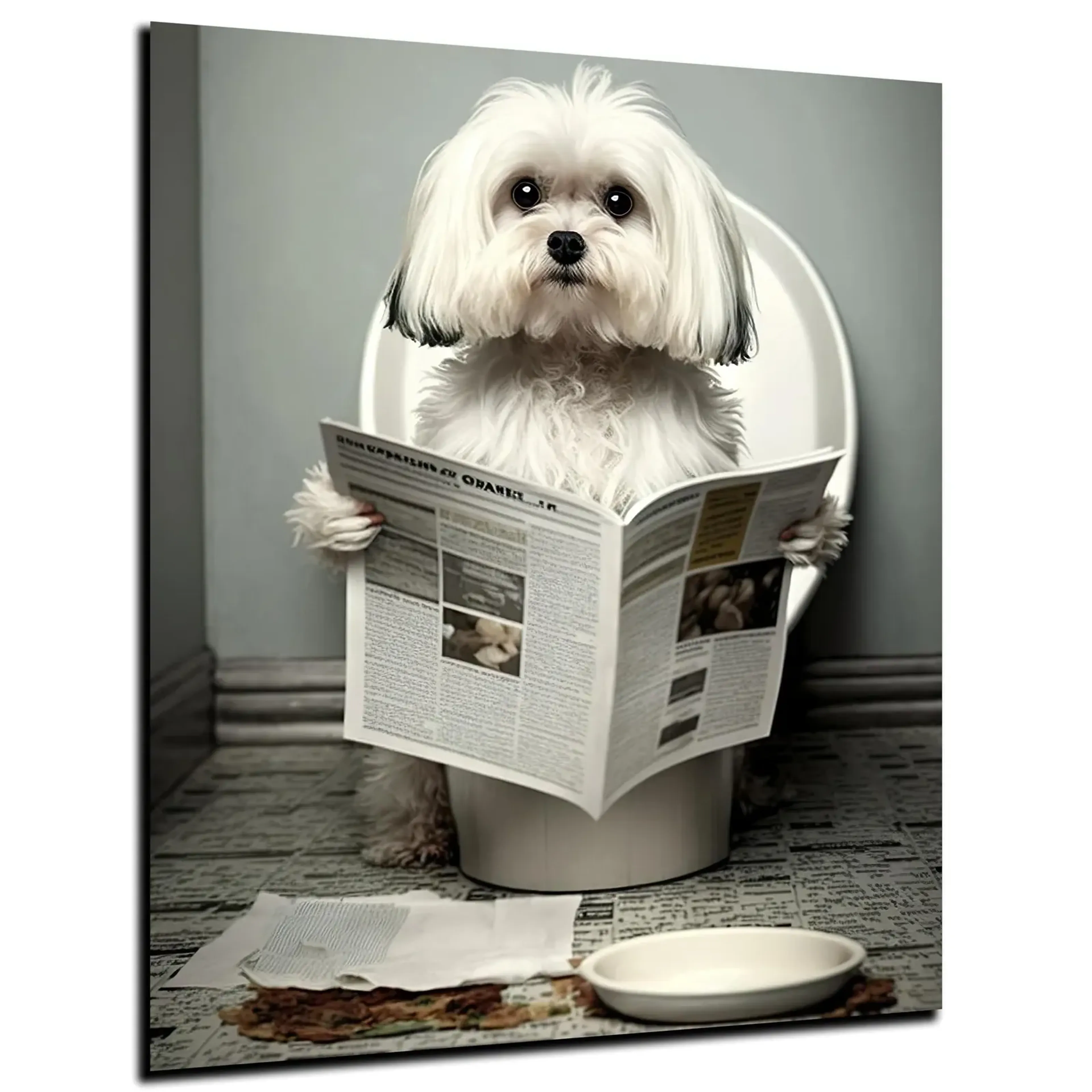 Malteser mit Zeitung – Ansicht 5