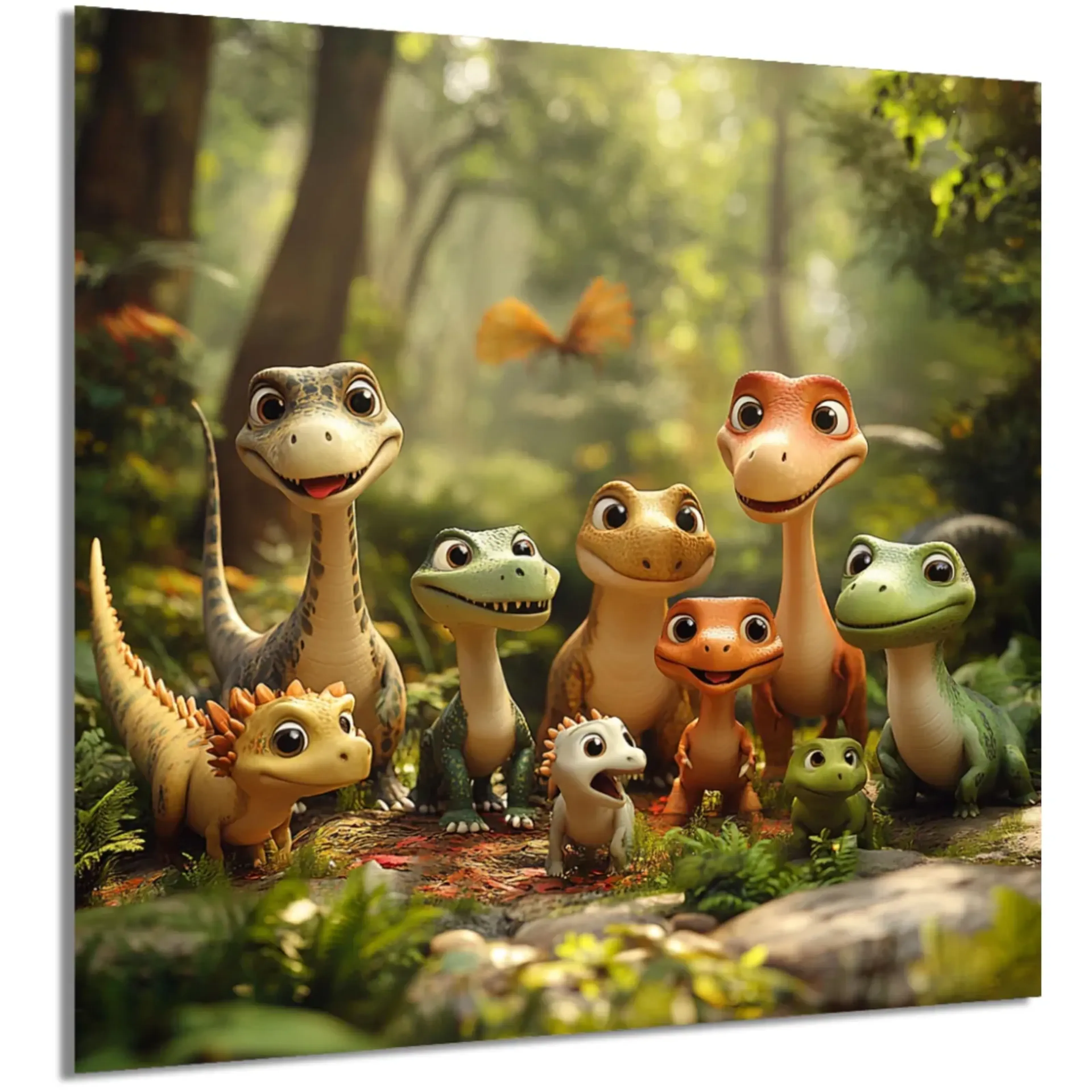 Dinobande auf der Waldlichtung – Ansicht 5