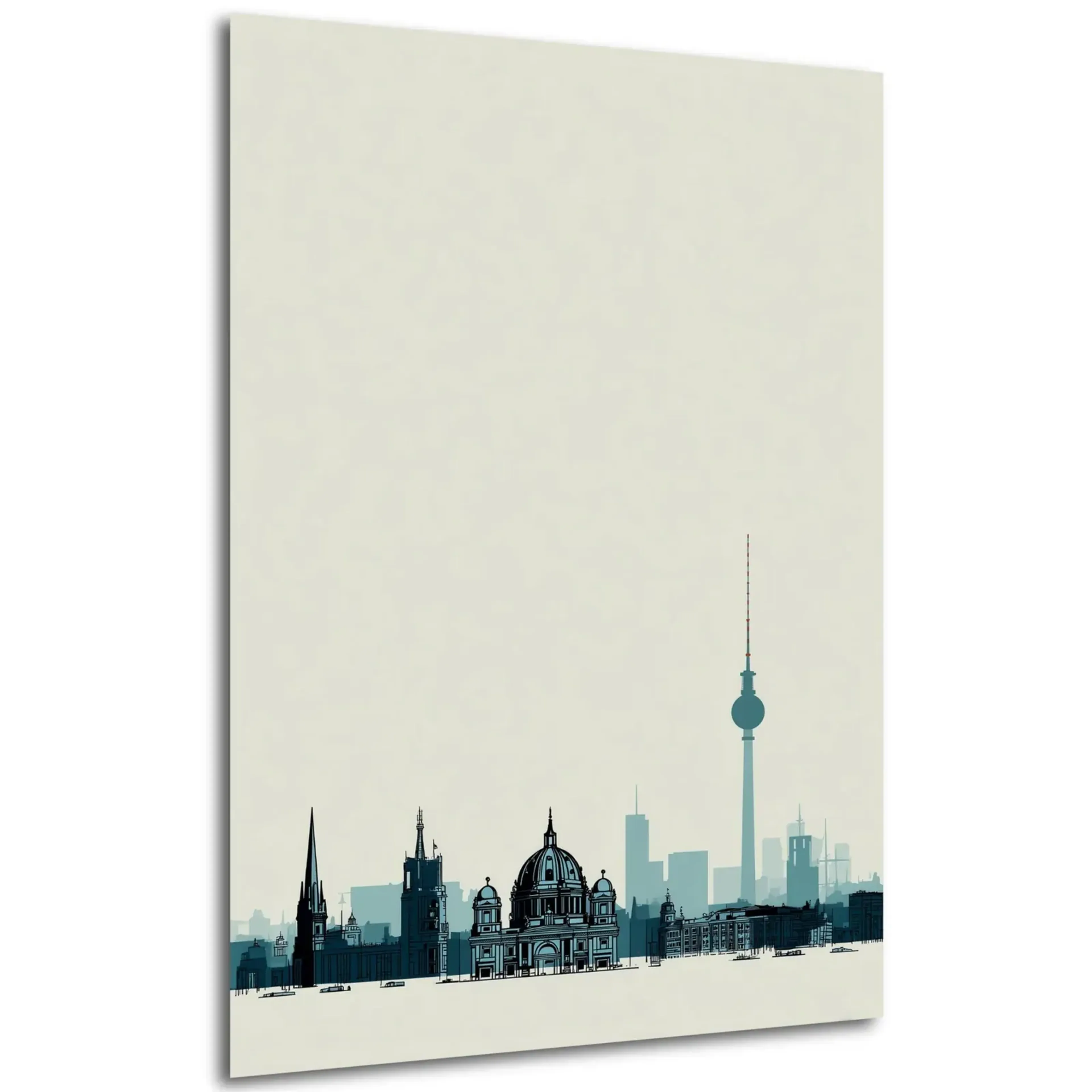 Berliner Skyline in Petrol – Ansicht 5