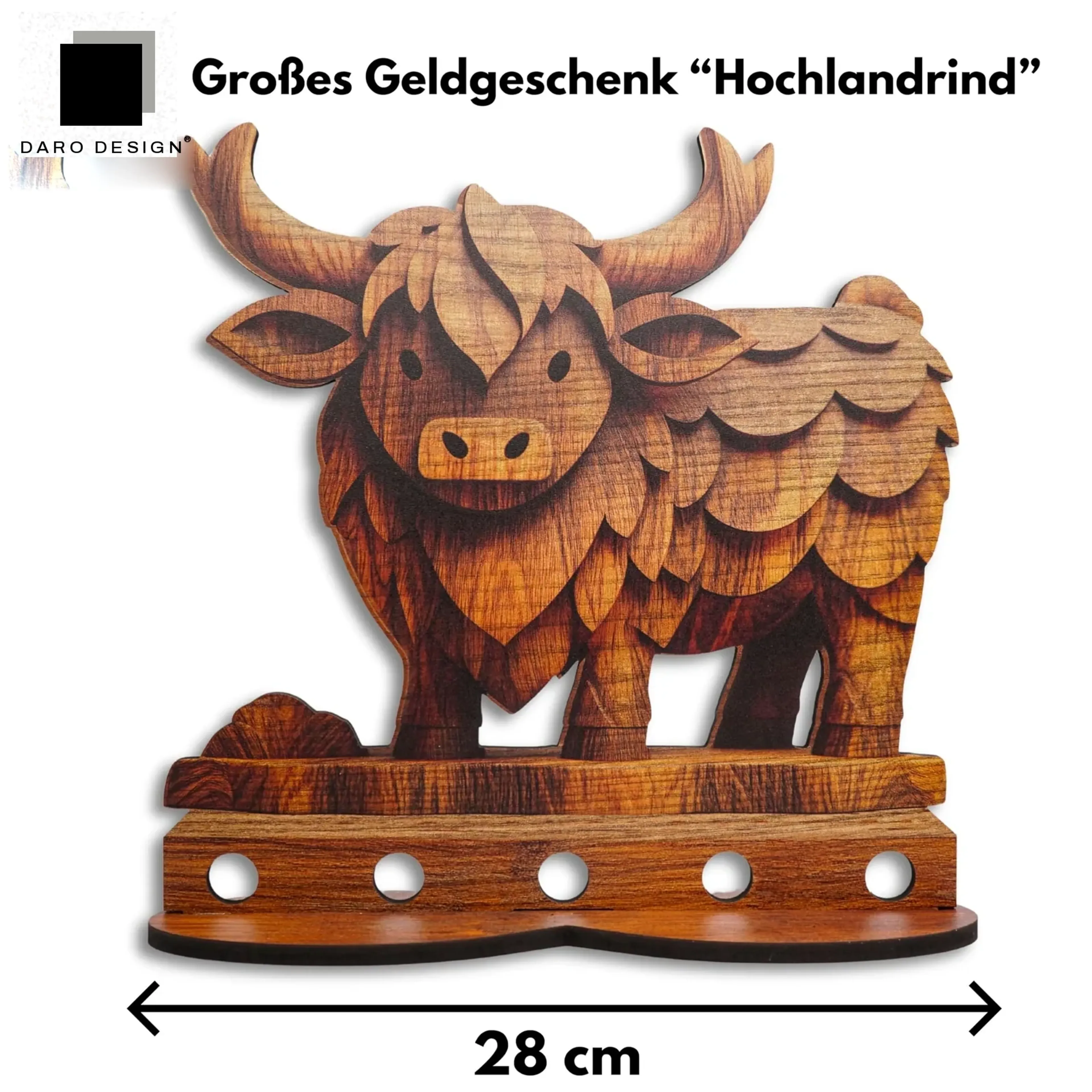Großes Geldgeschenk „Hochlandrind“ – Ansicht 2