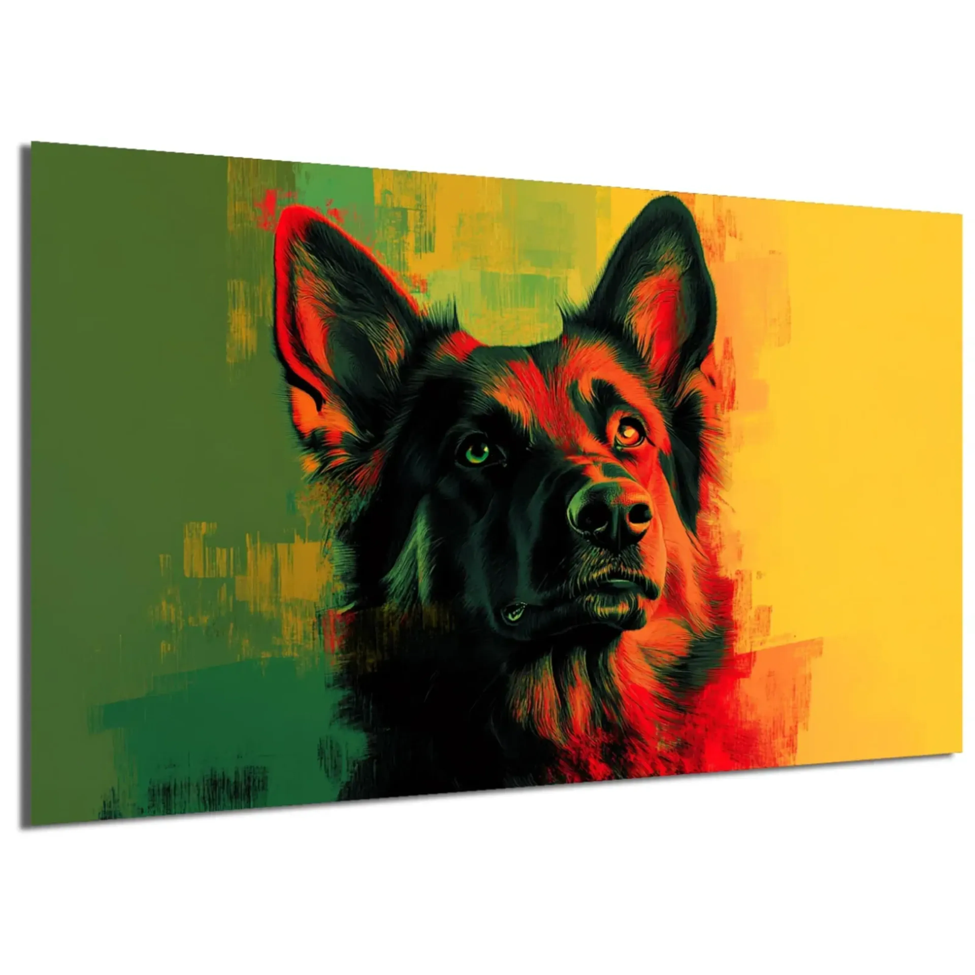 Schäferhund im Farbkontrast – Ansicht 5