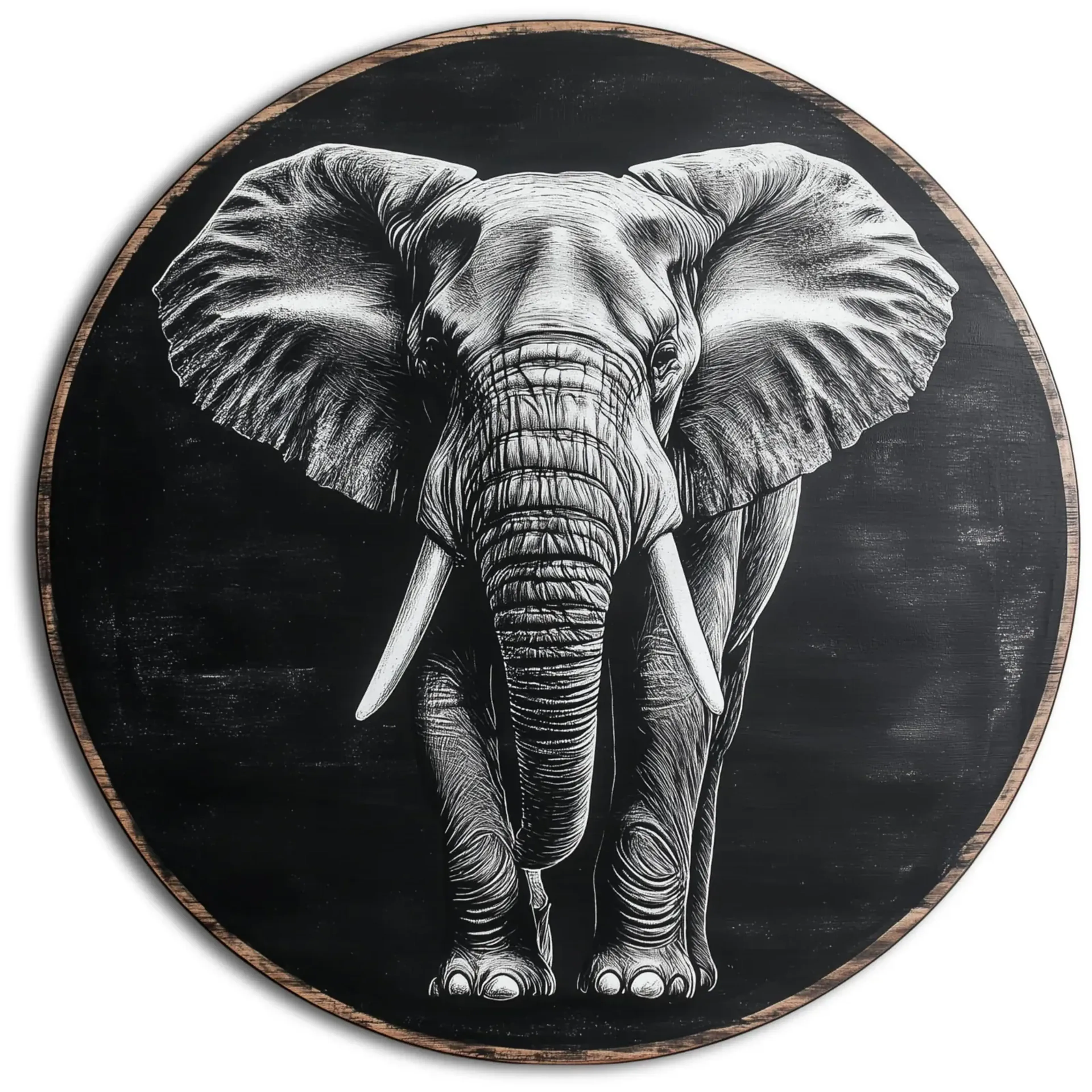 Elefant von vorn – Ansicht 5