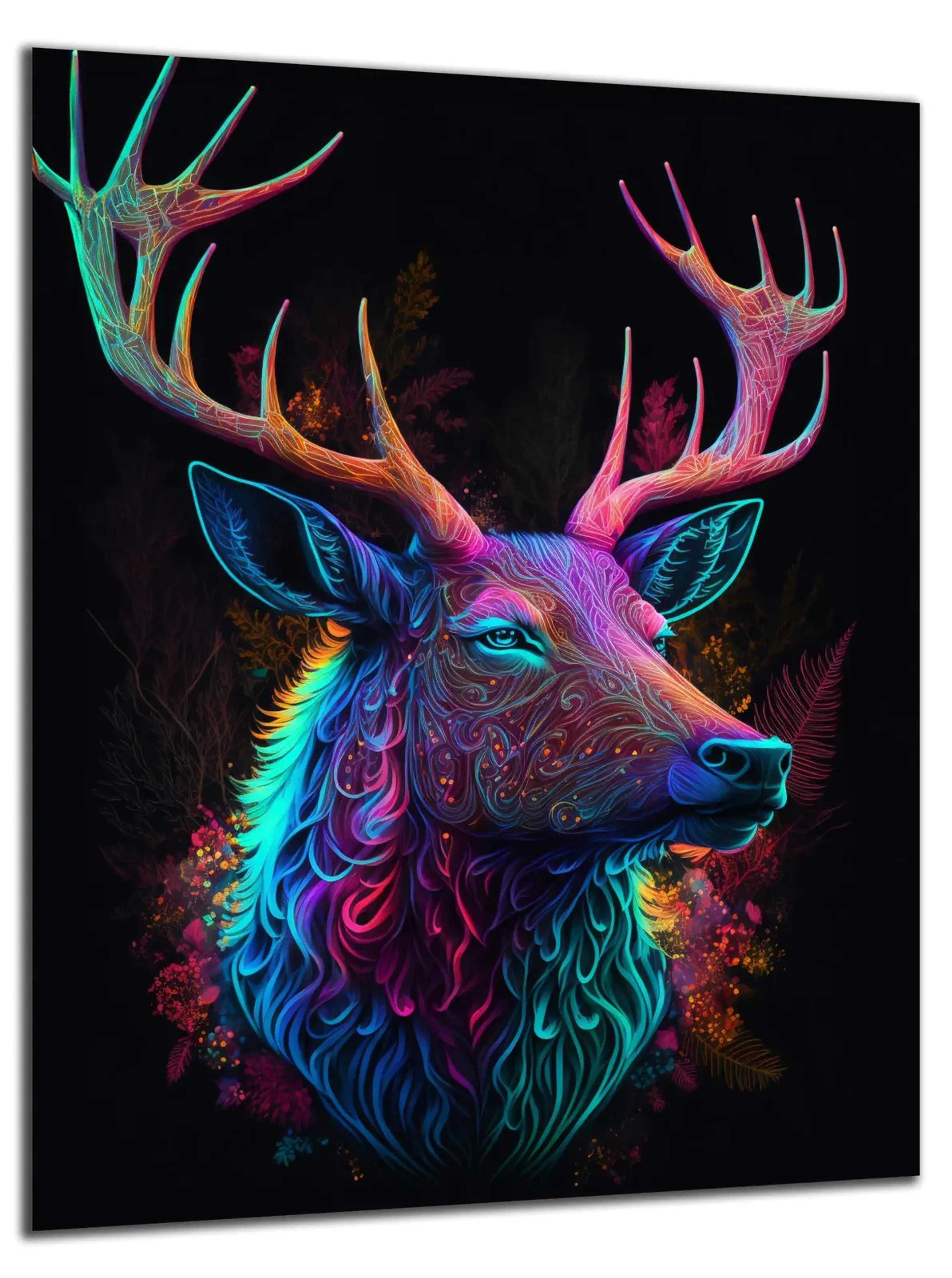 Hirsch in Neonfarben – Ansicht 5