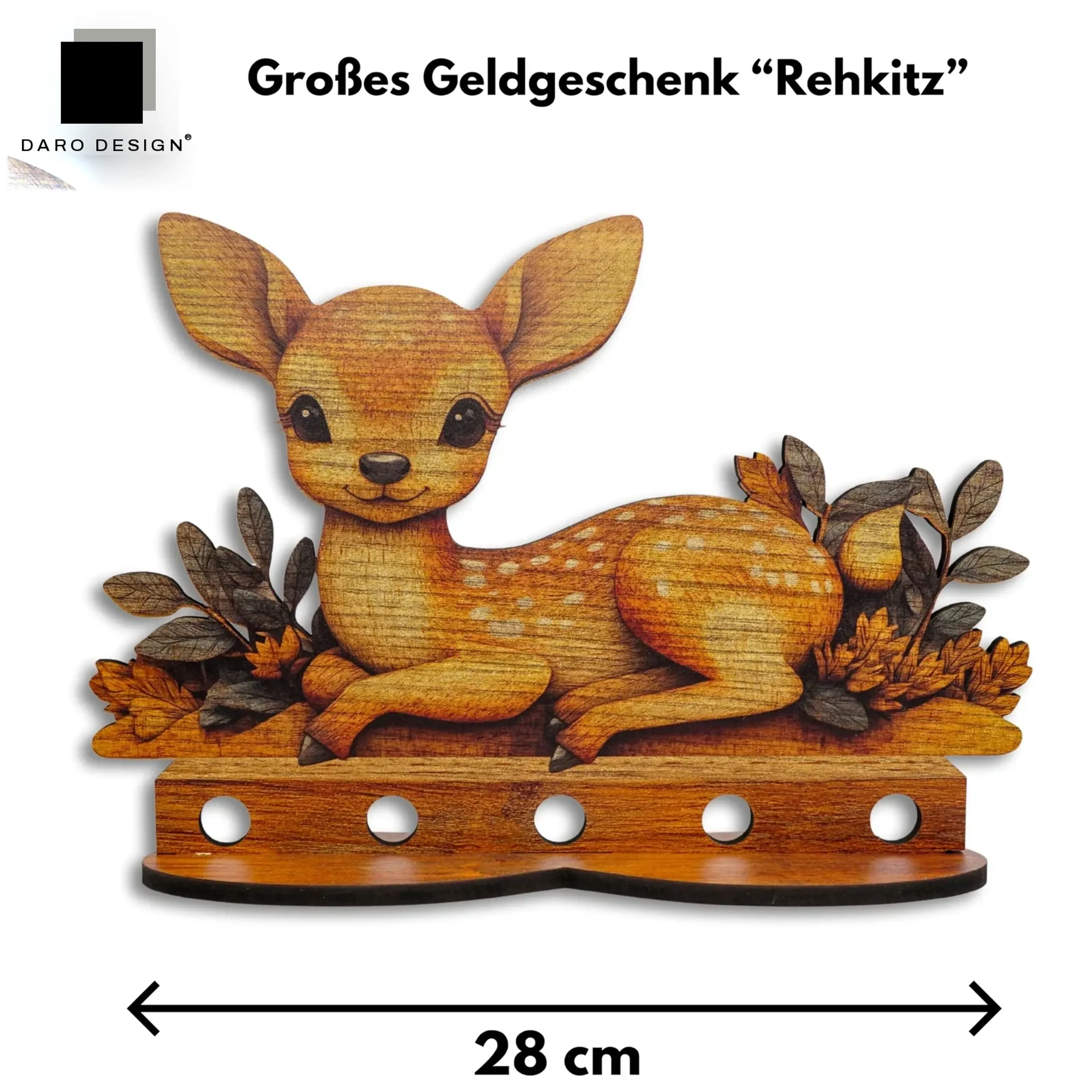 Großes Geldgeschenk „Reh“ – Ansicht 2