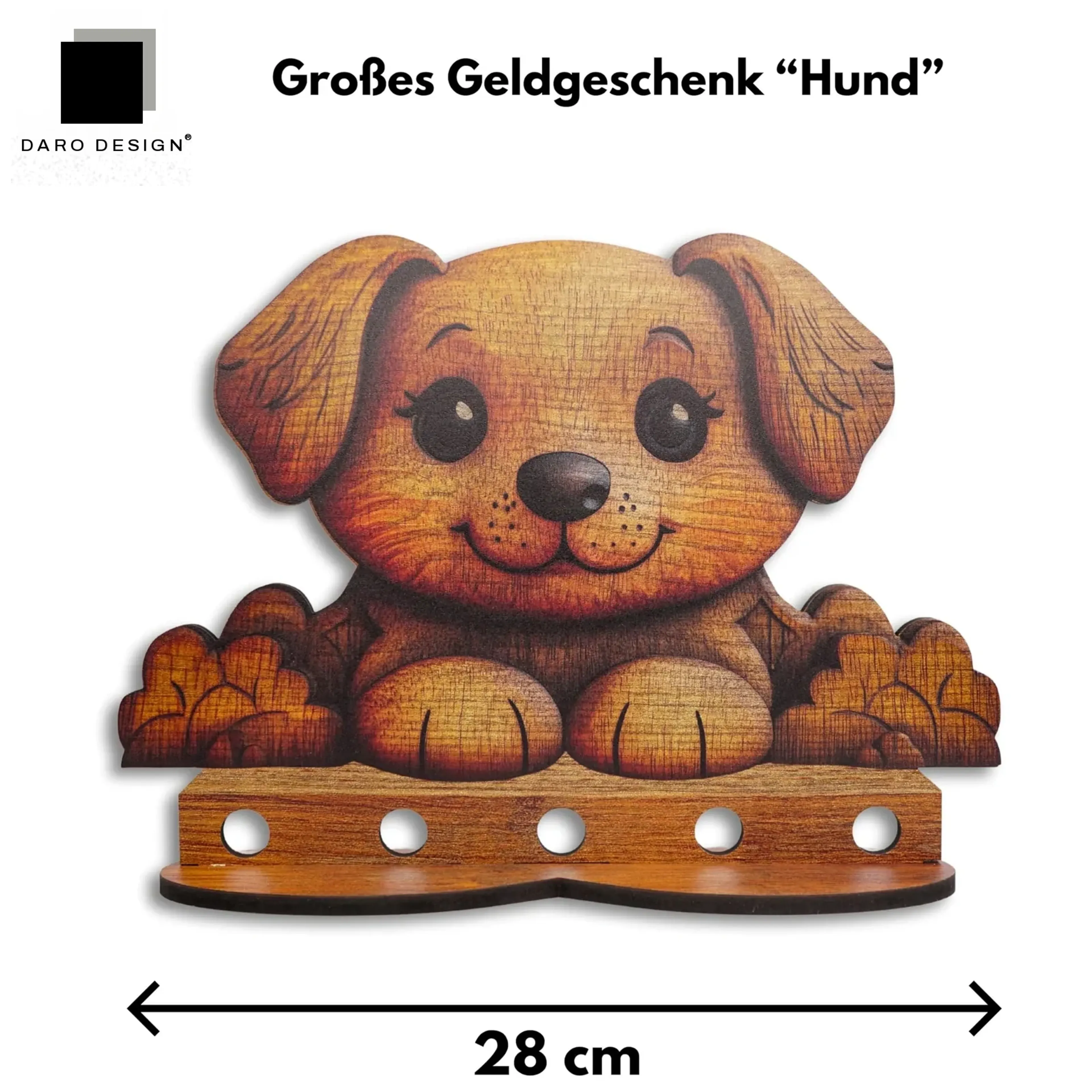 Großes Geldgeschenk „Hund“ – Ansicht 2