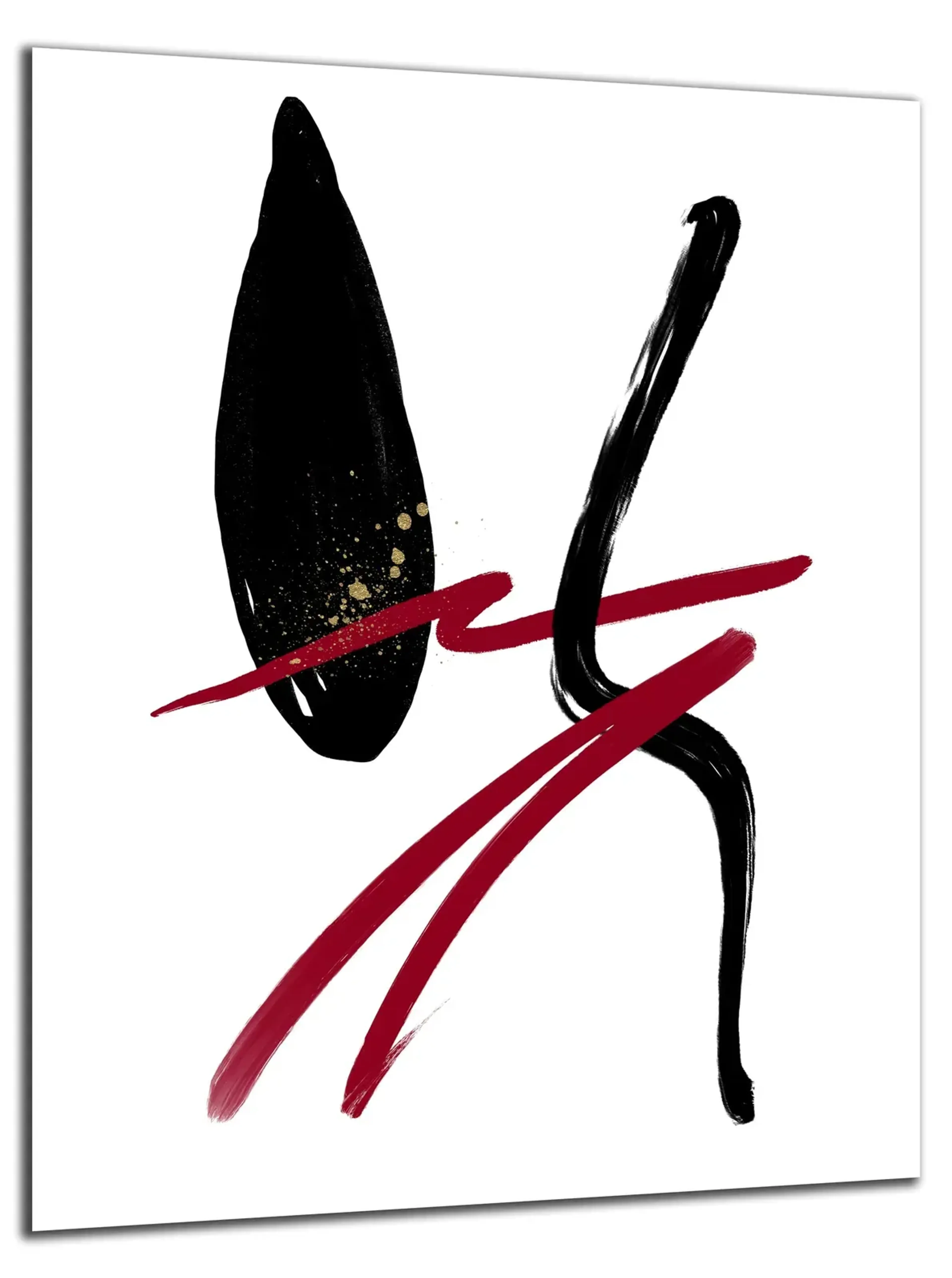 Schwünge in Schwarz und Rot – Ansicht 5