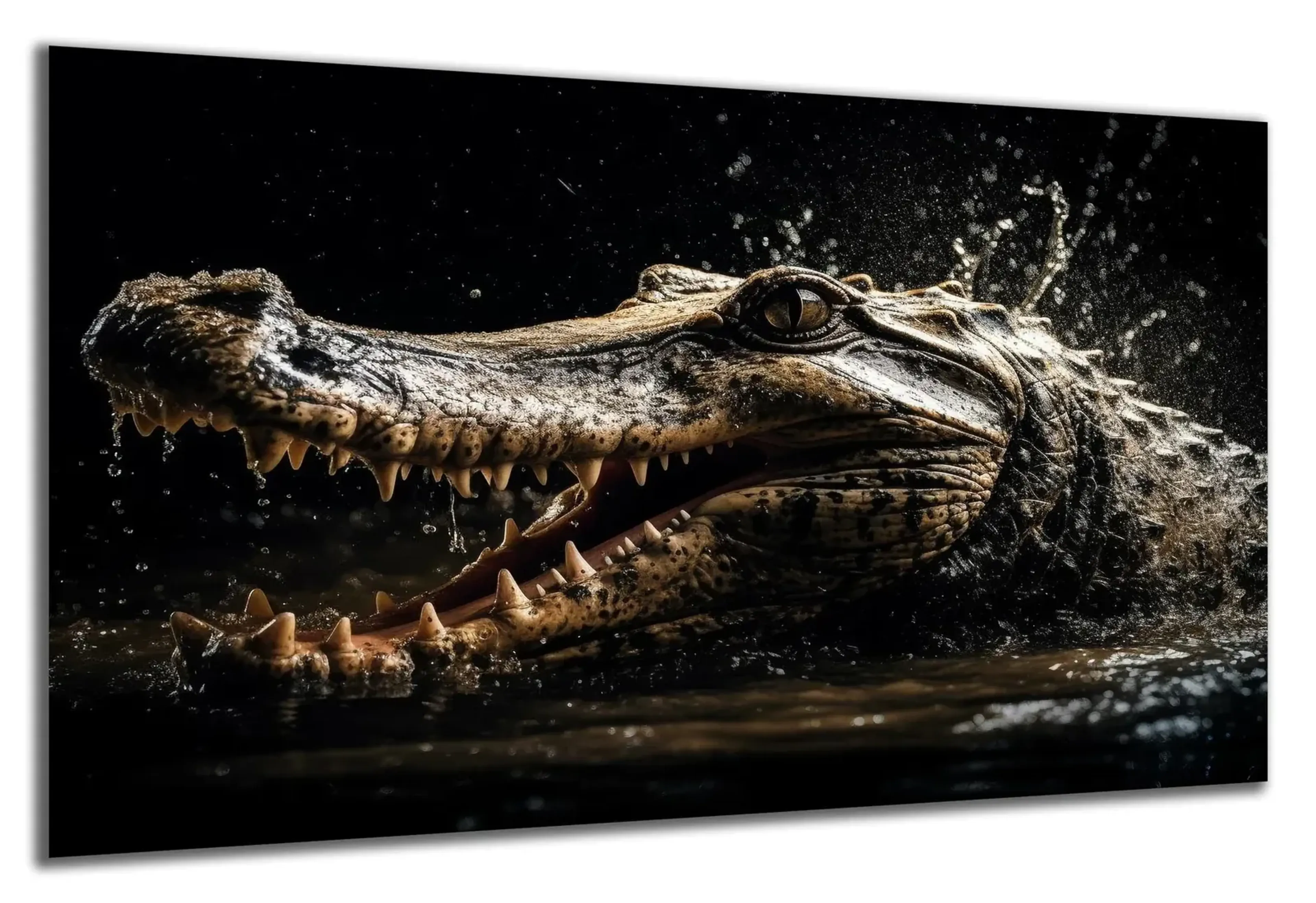 Krokodil mit offenem Maul – Ansicht 5
