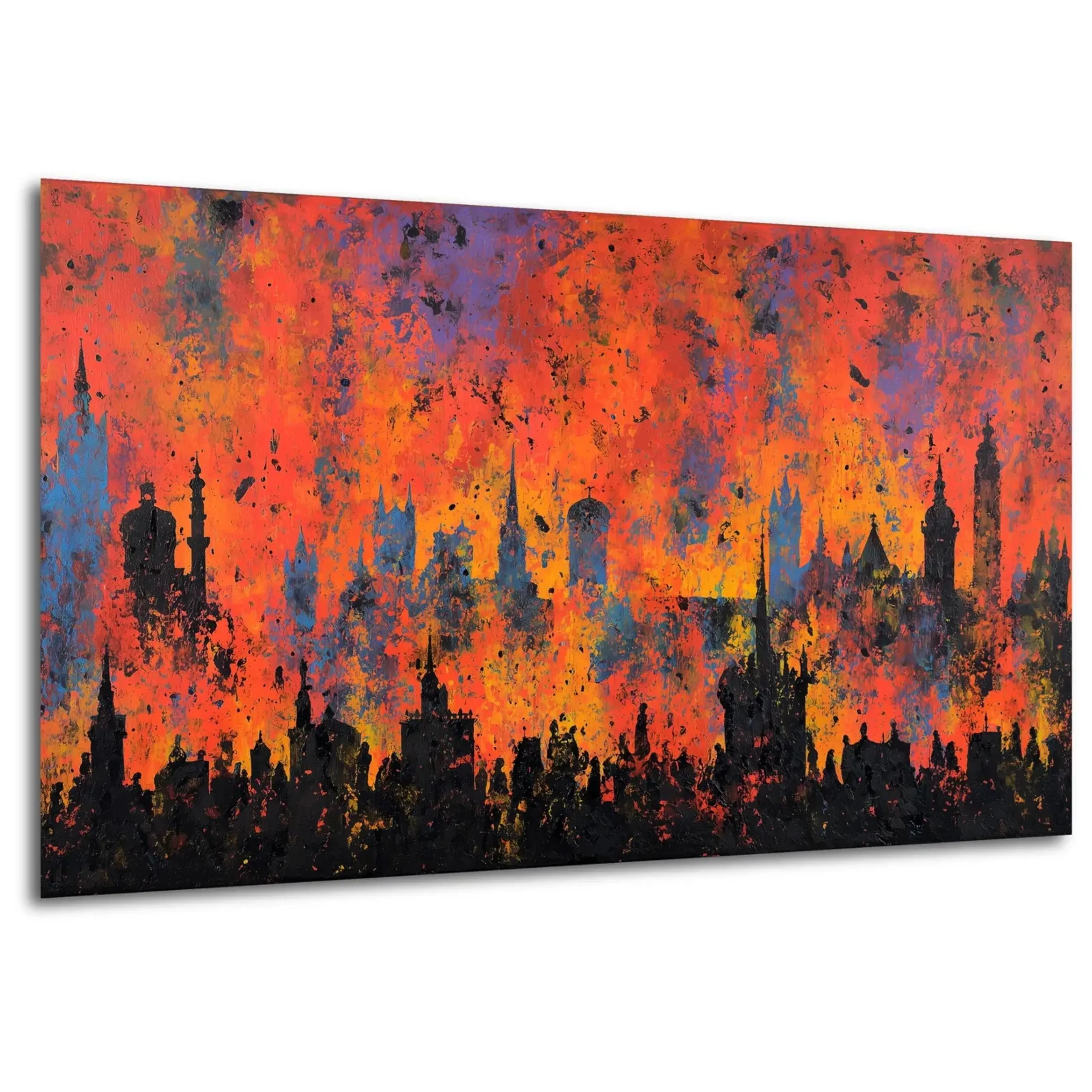 Münchner Silhouetten in Orange – Ansicht 5