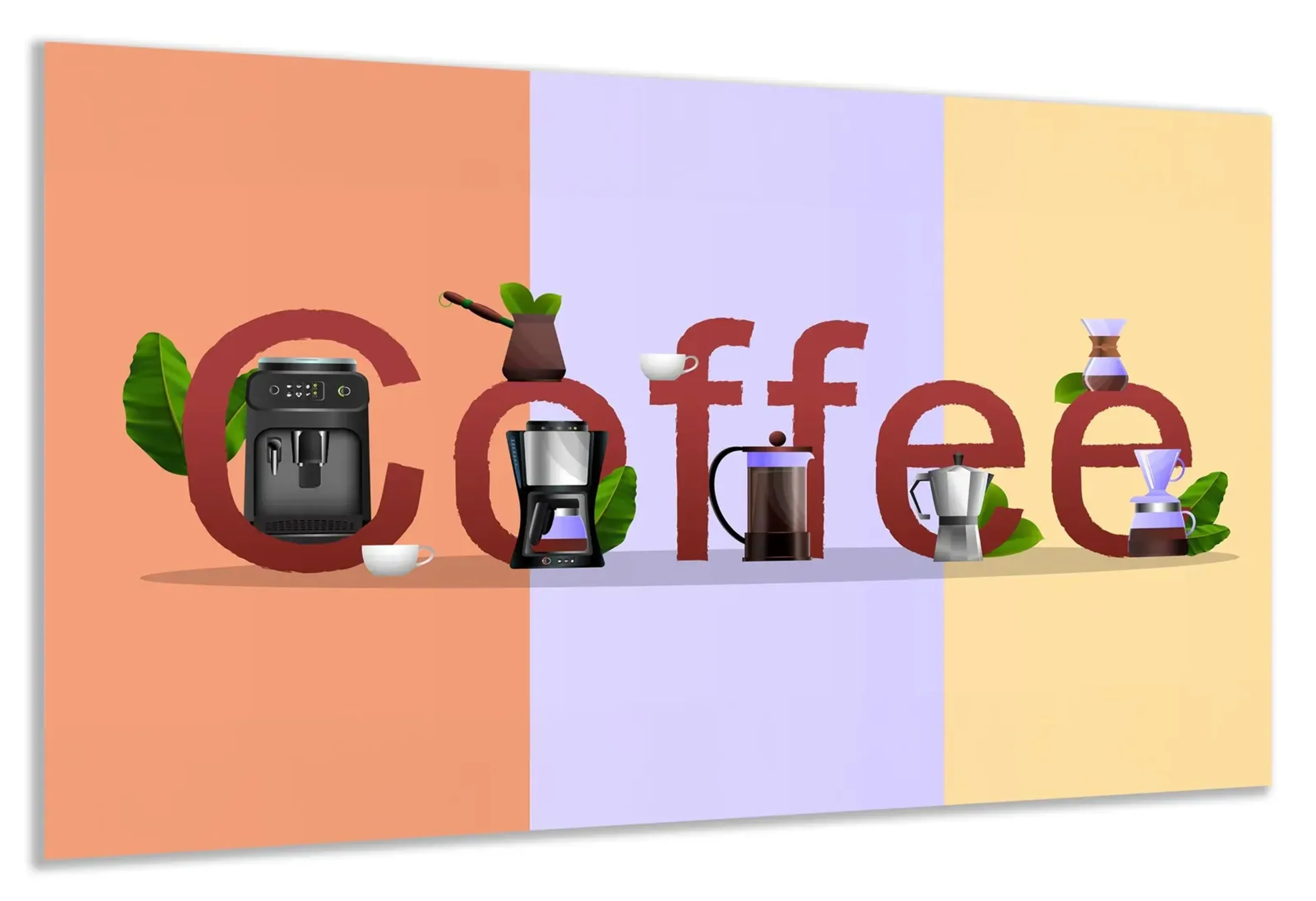 Kaffee Dreifarbig – Ansicht 5