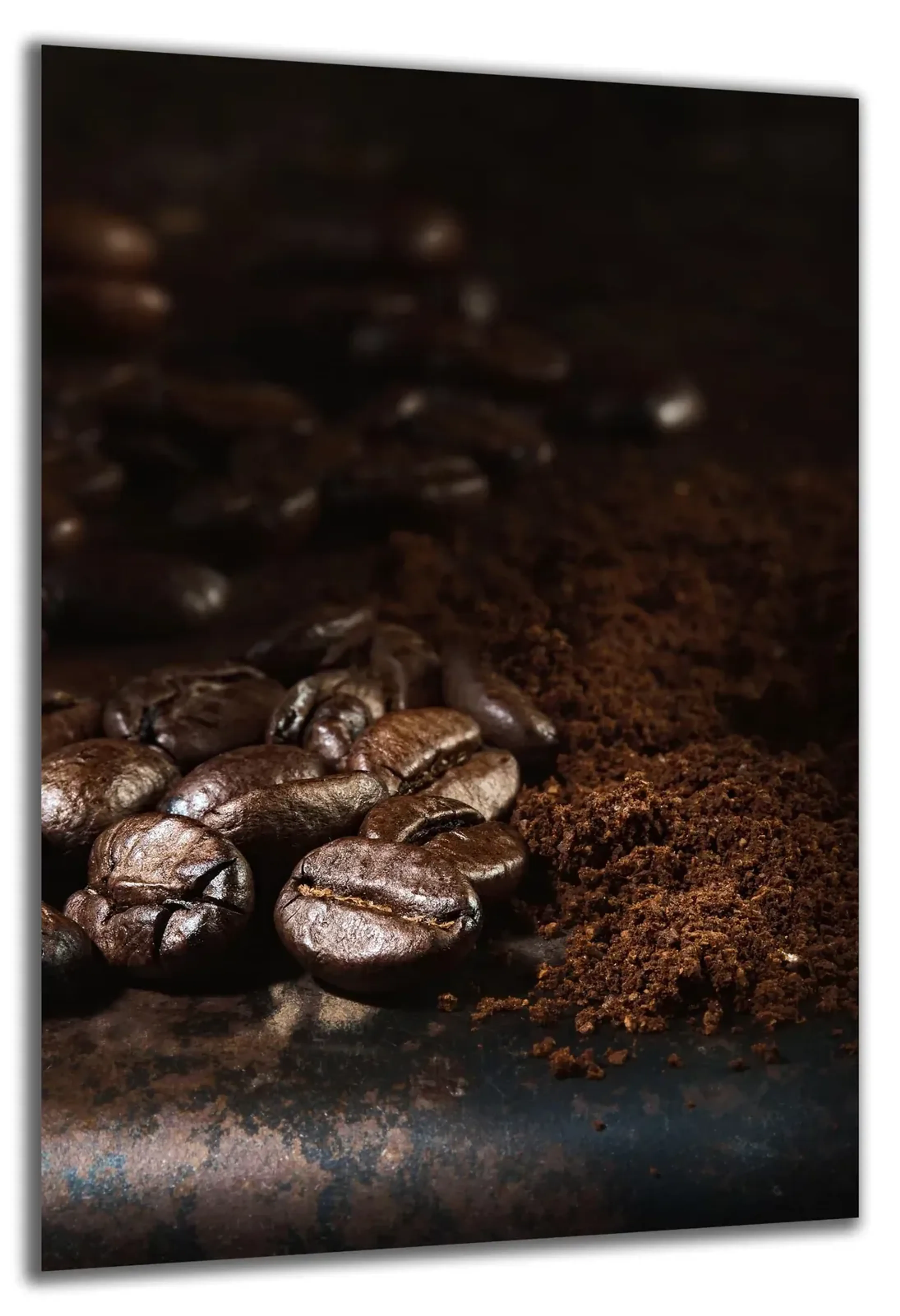 Bohnen und Kaffeepulver – Ansicht 5