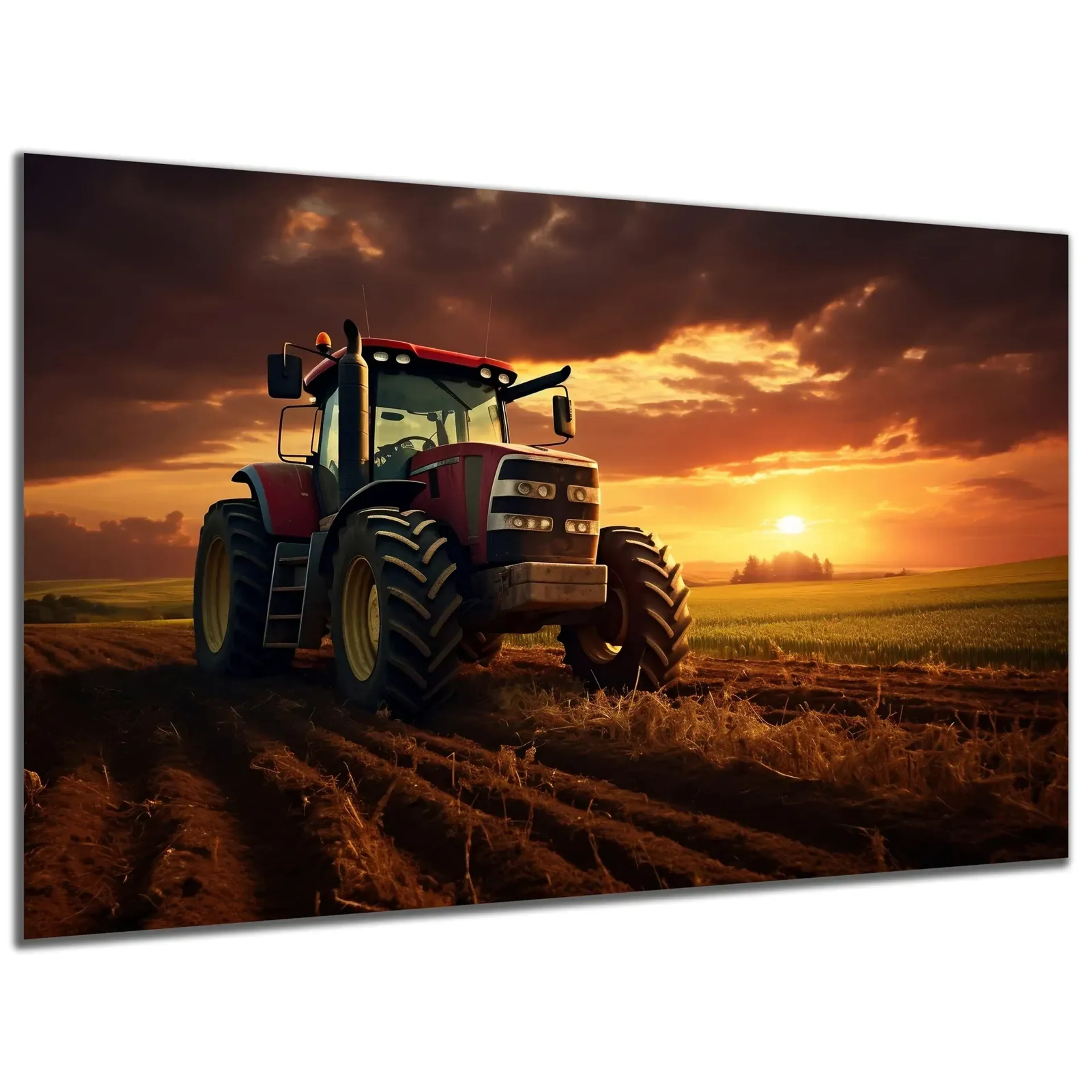 Traktor im Abendlicht – Ansicht 5