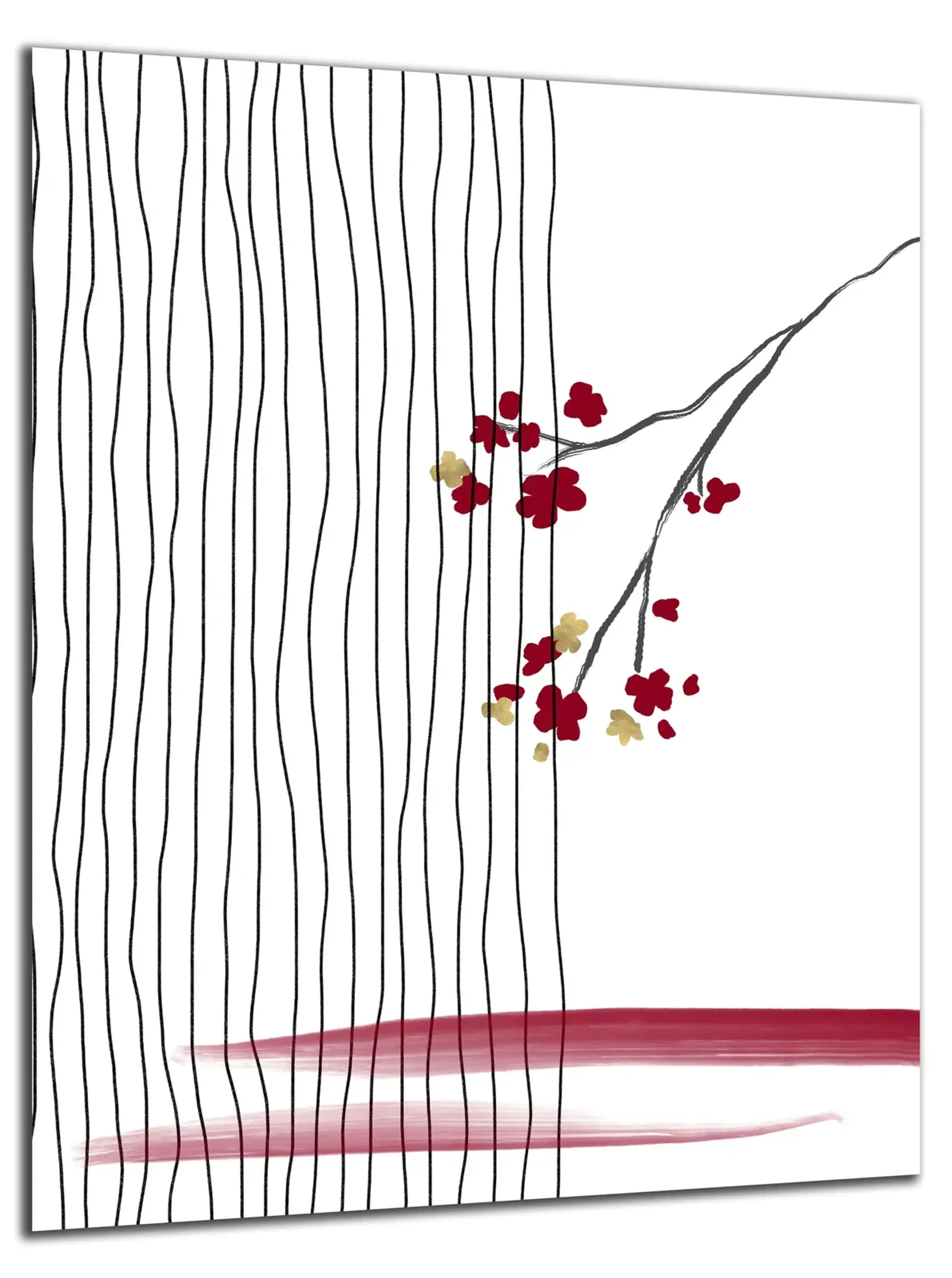 Blüten zwischen Linien – Ansicht 5