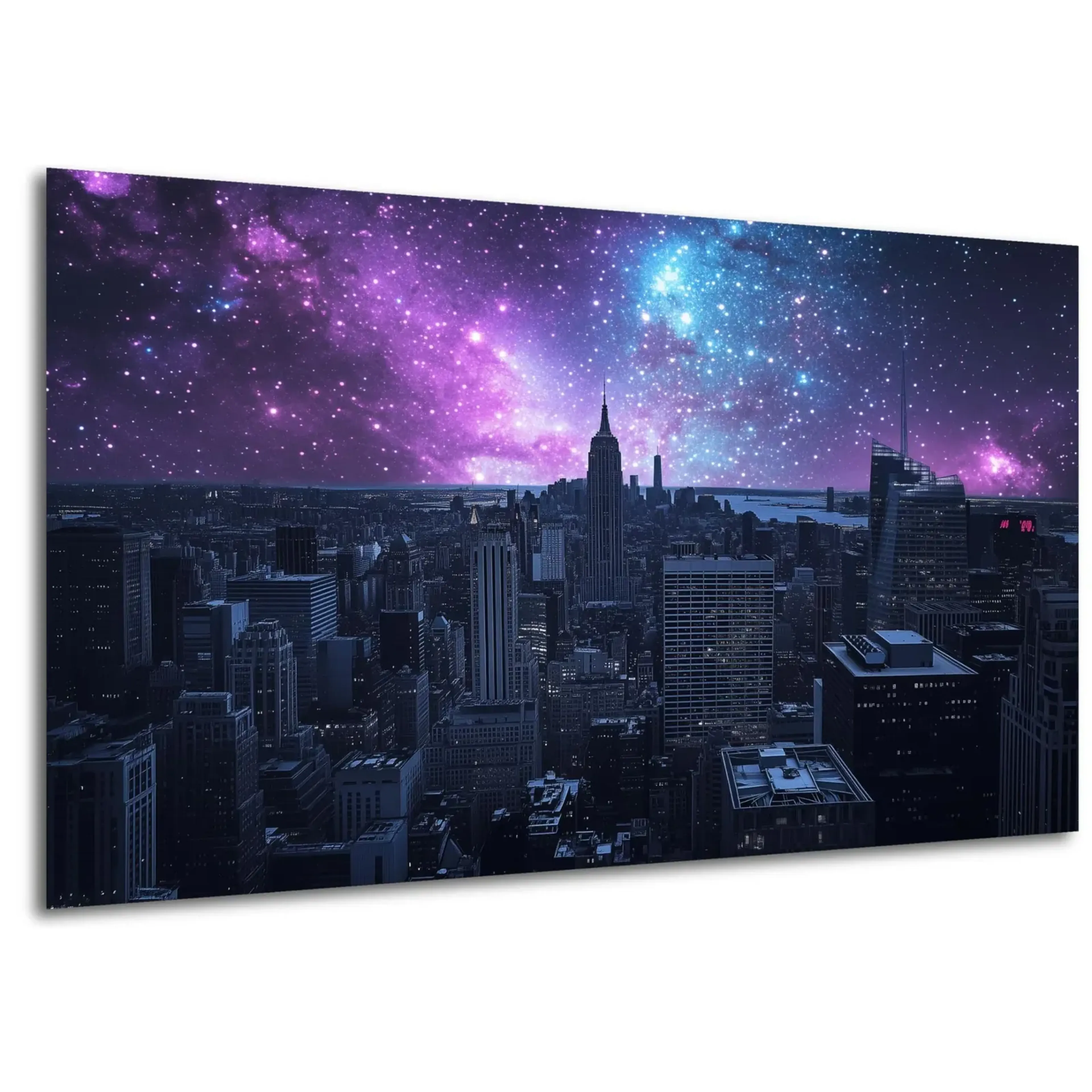 Galaxie über der Stadt – Ansicht 5