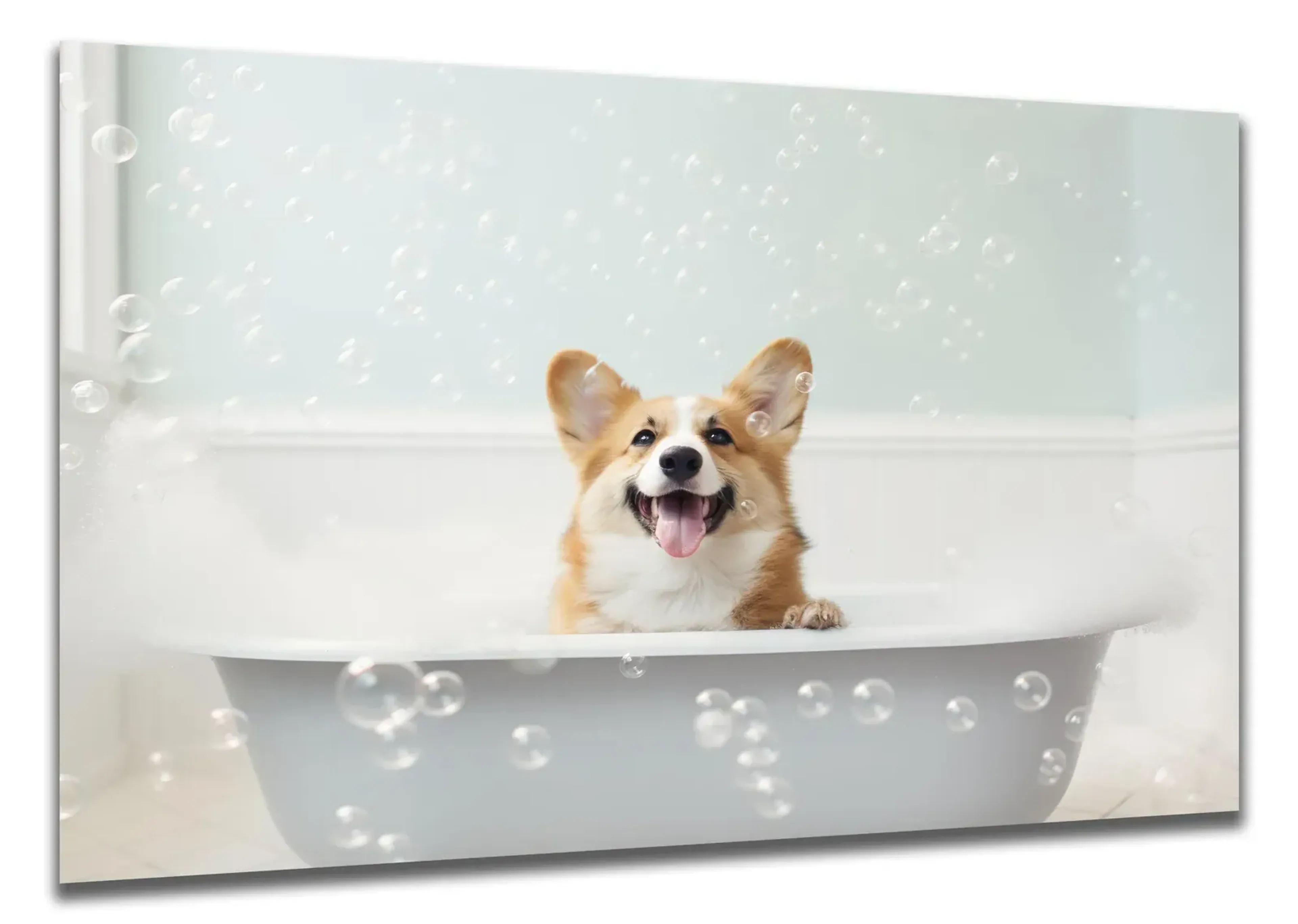Corgi zwischen Seifenblasen – Ansicht 5