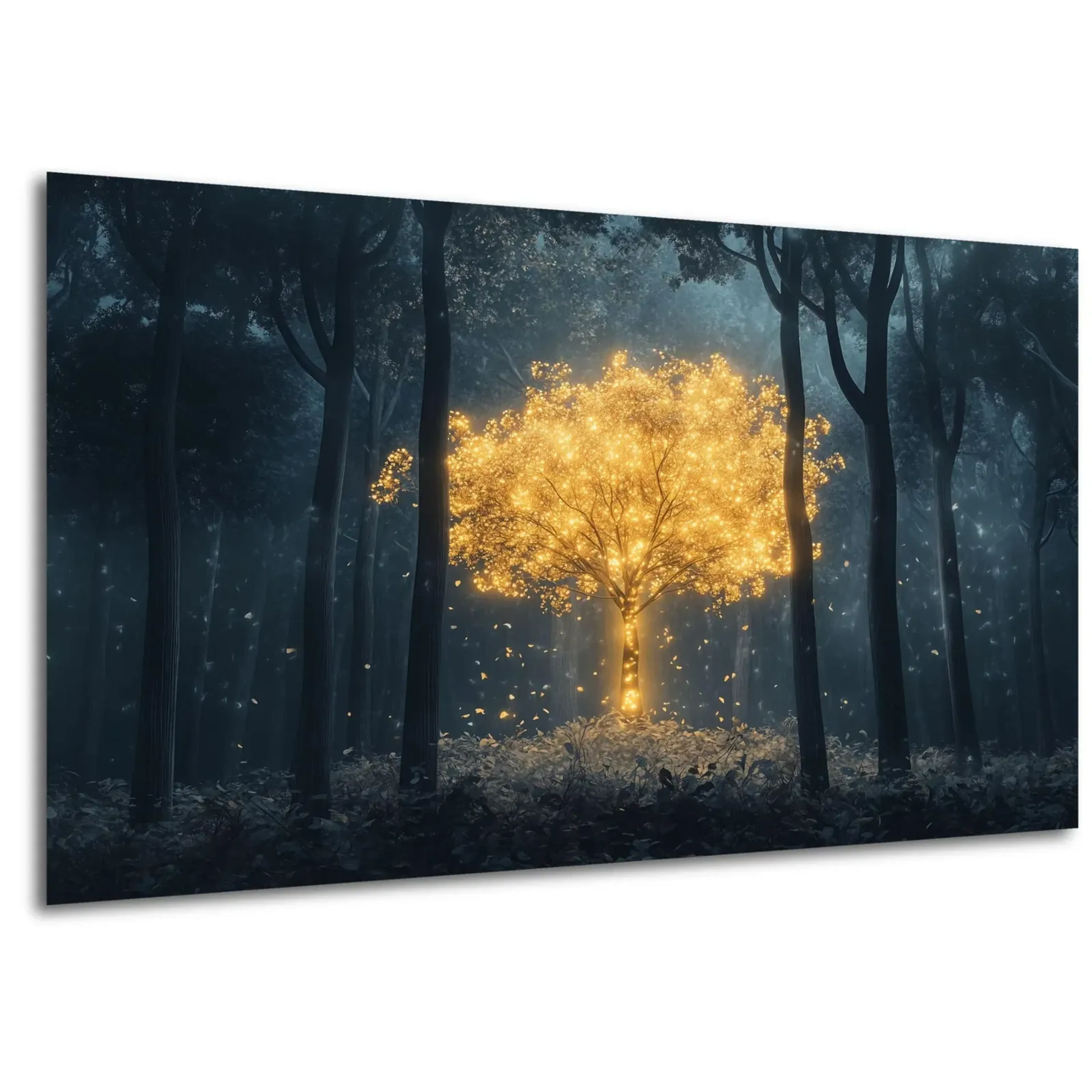 Goldener Baum im Wald – Ansicht 5