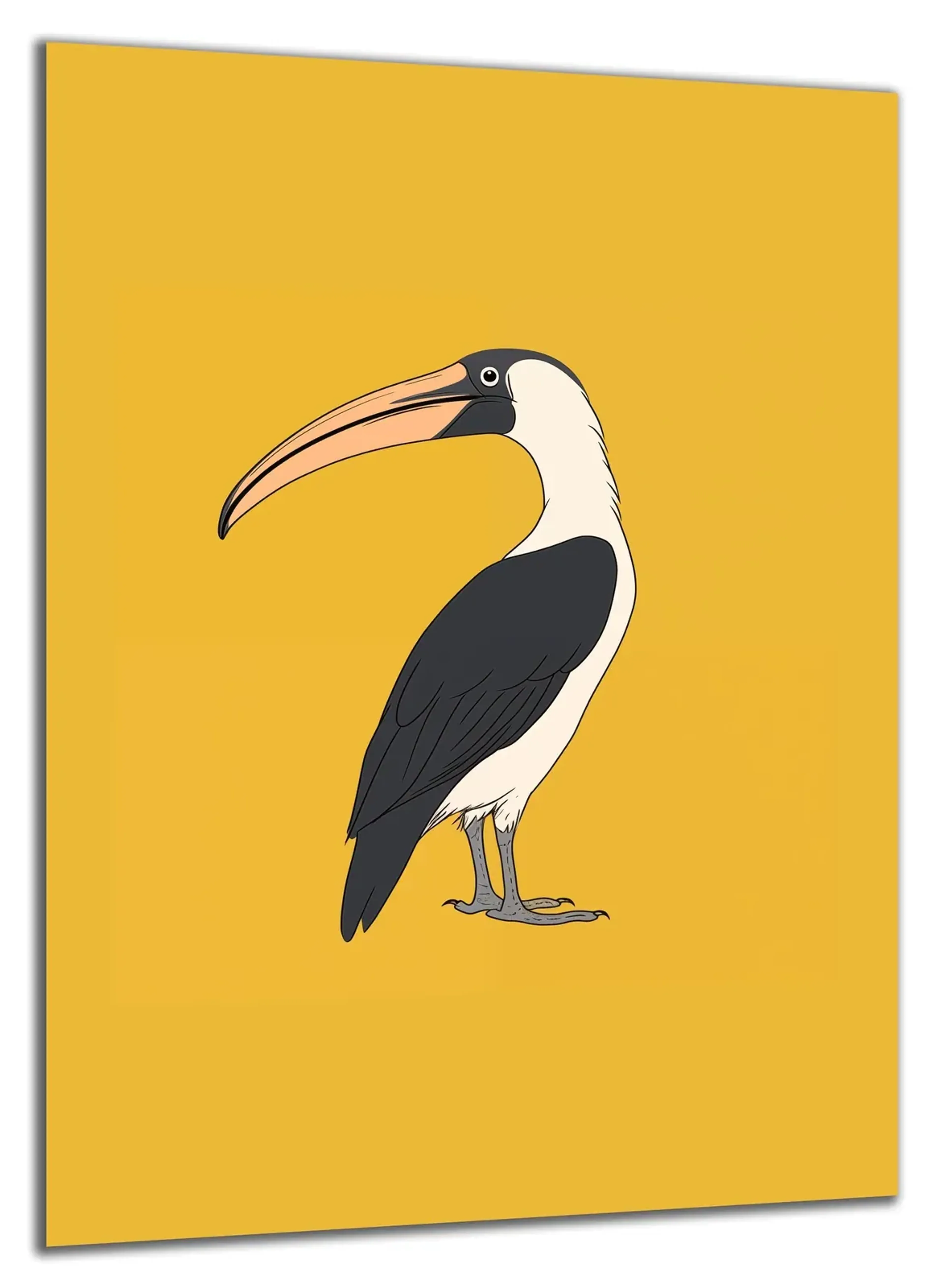 Vogel auf Gelb – Ansicht 5