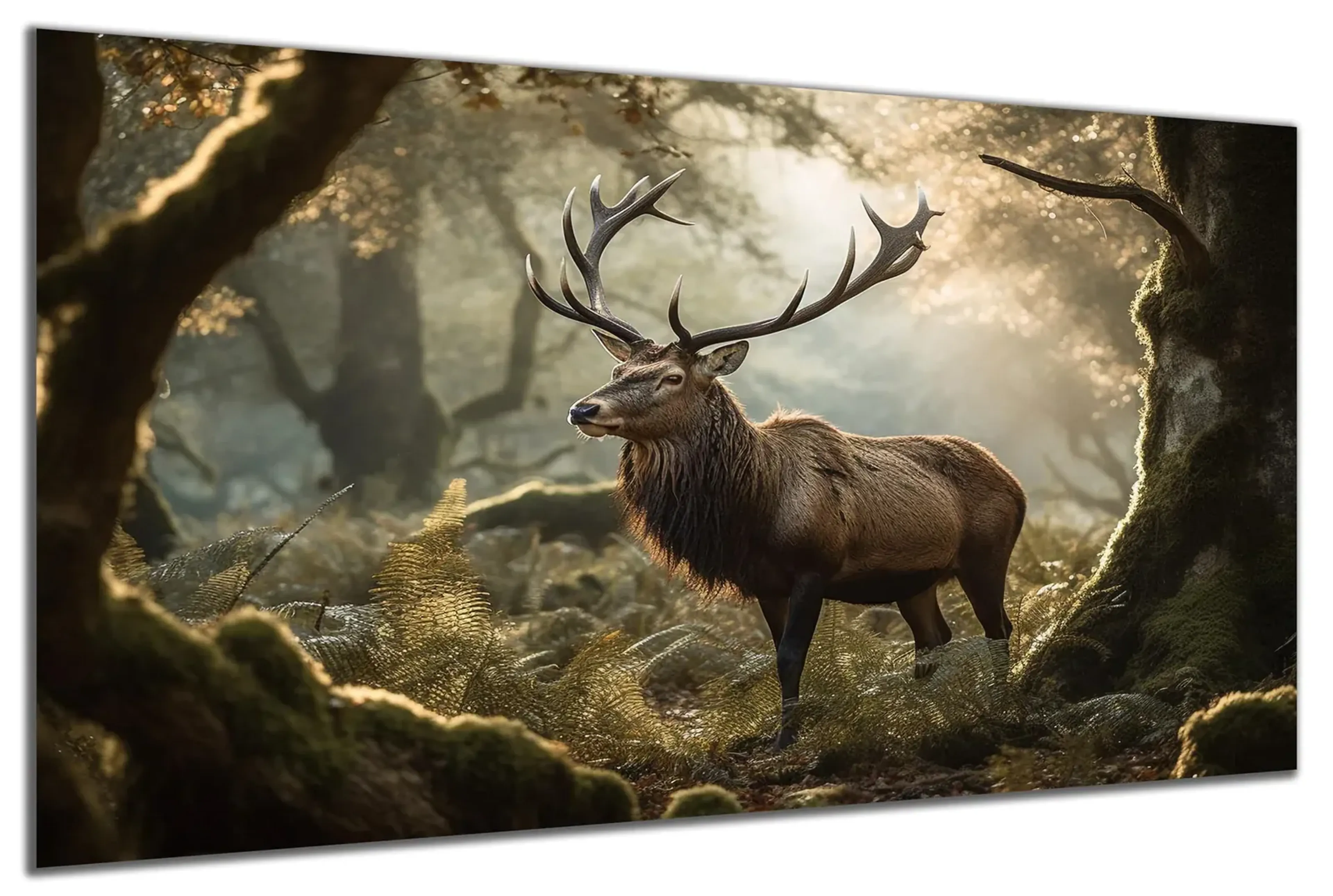 Hirsch im Wald – Ansicht 5