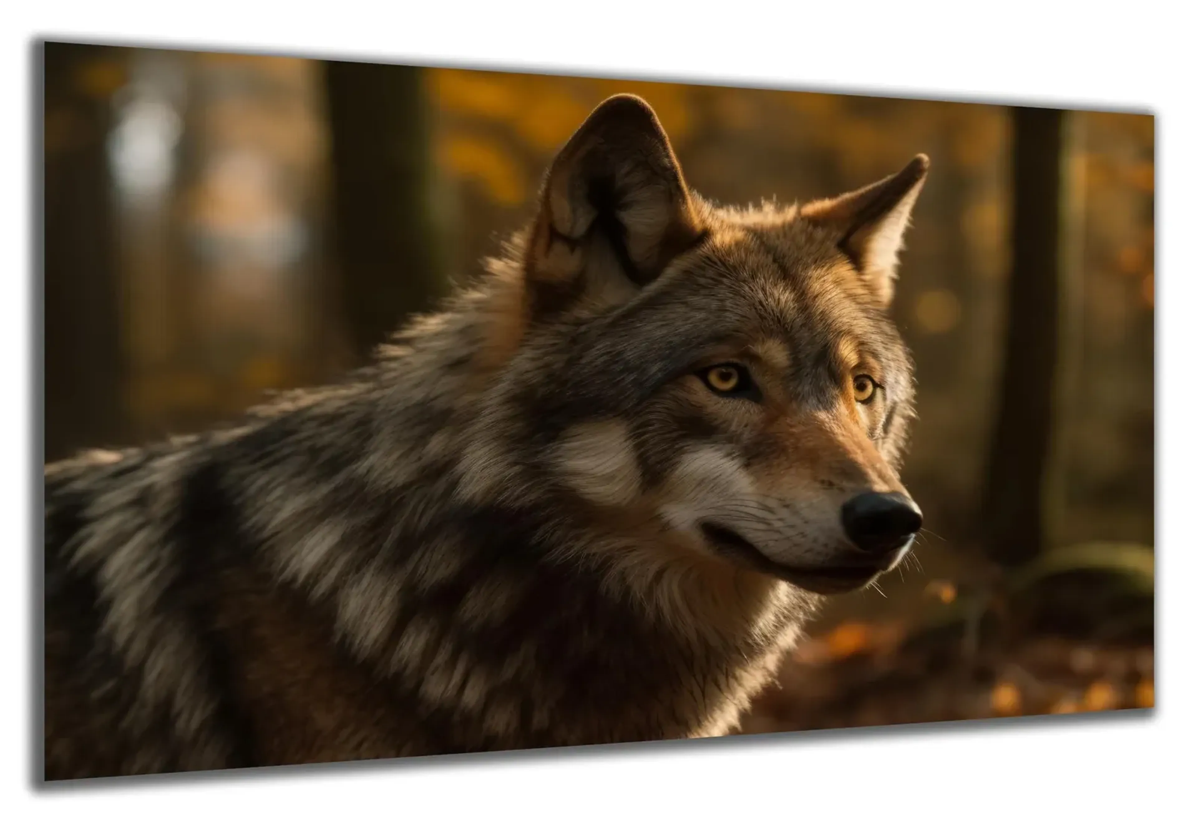 Wolf im Abendlicht – Ansicht 5