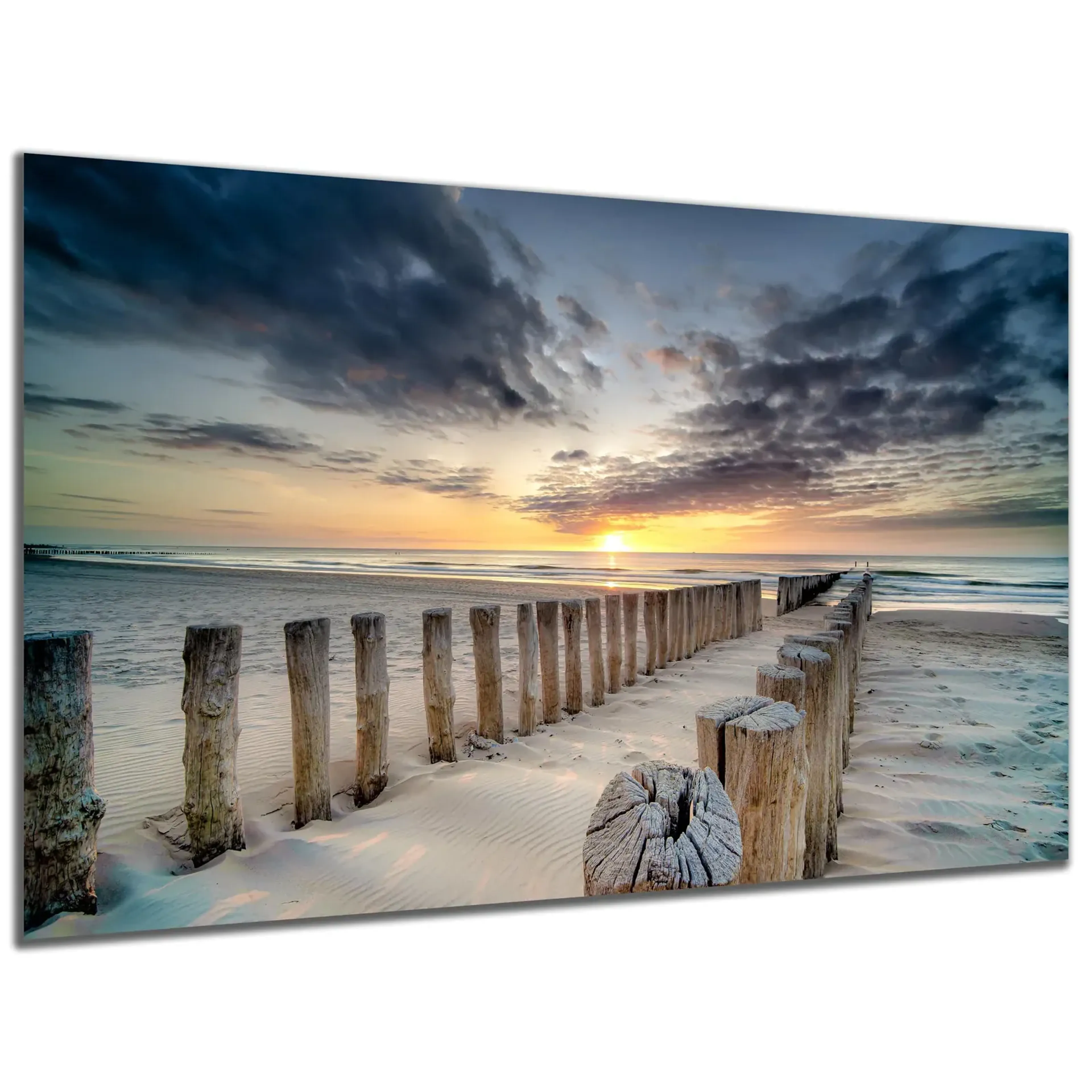 Holzpfähle am Meer – Ansicht 5