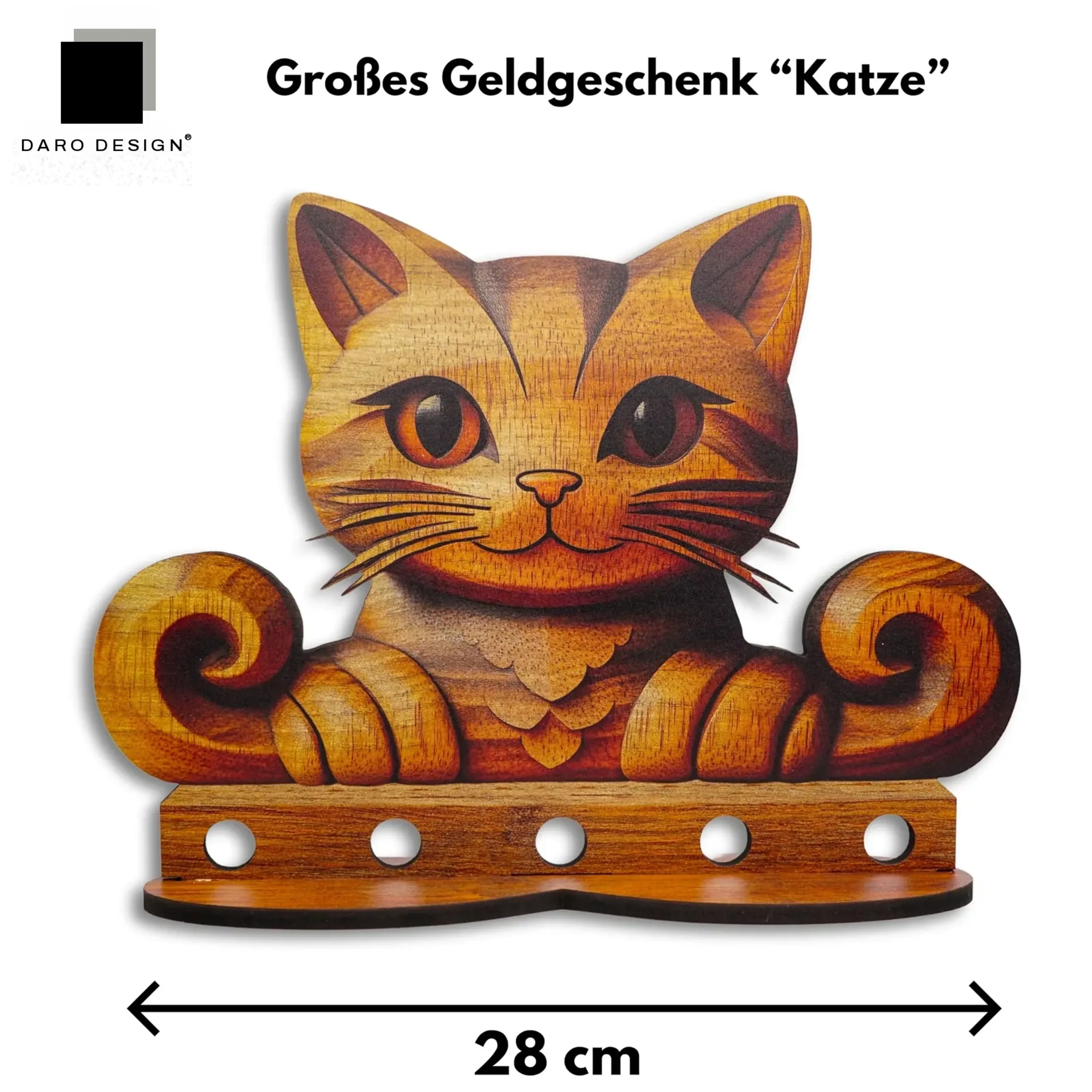 Großes Geldgeschenk „Katze“ – Ansicht 2