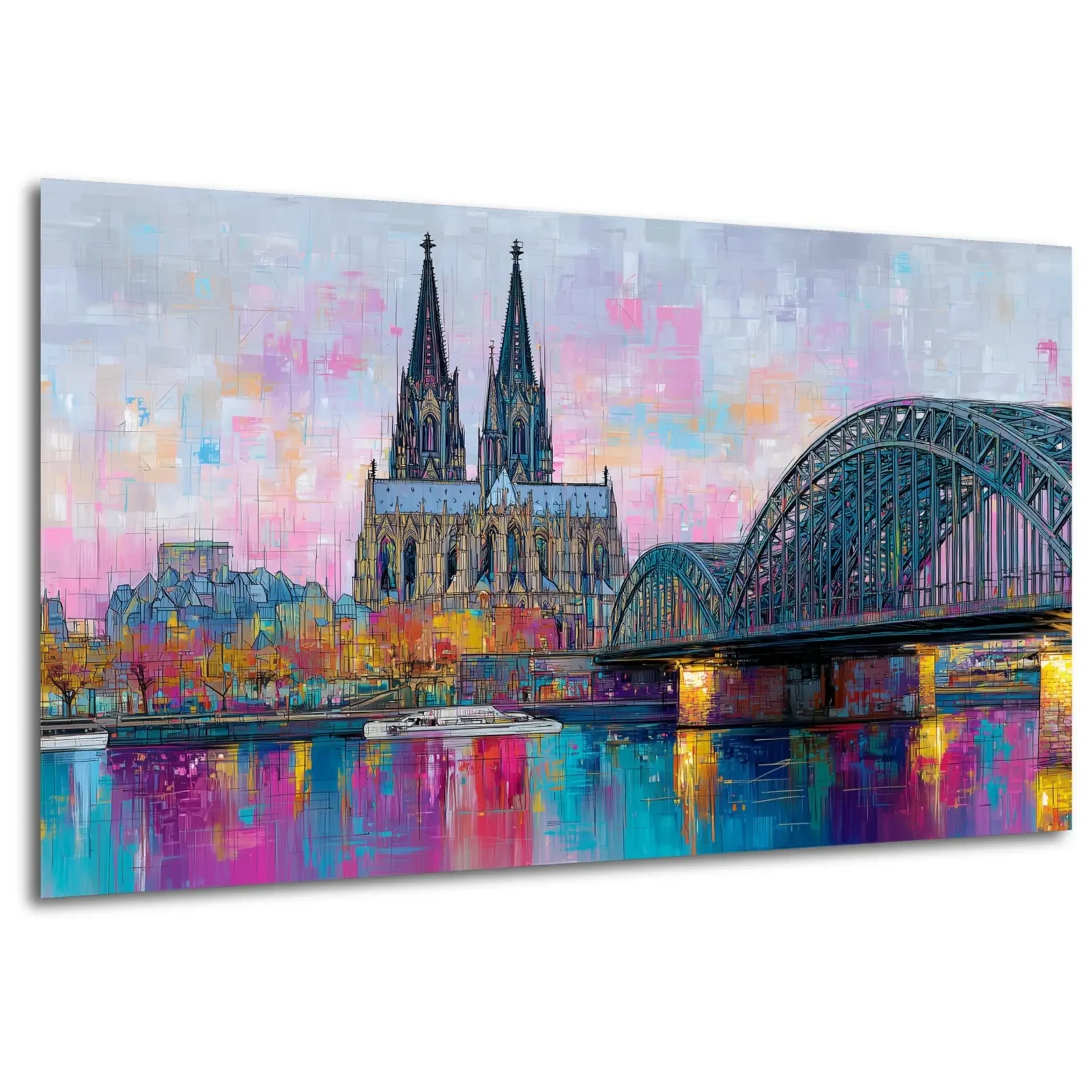 Köln in bunten Linien – Ansicht 5