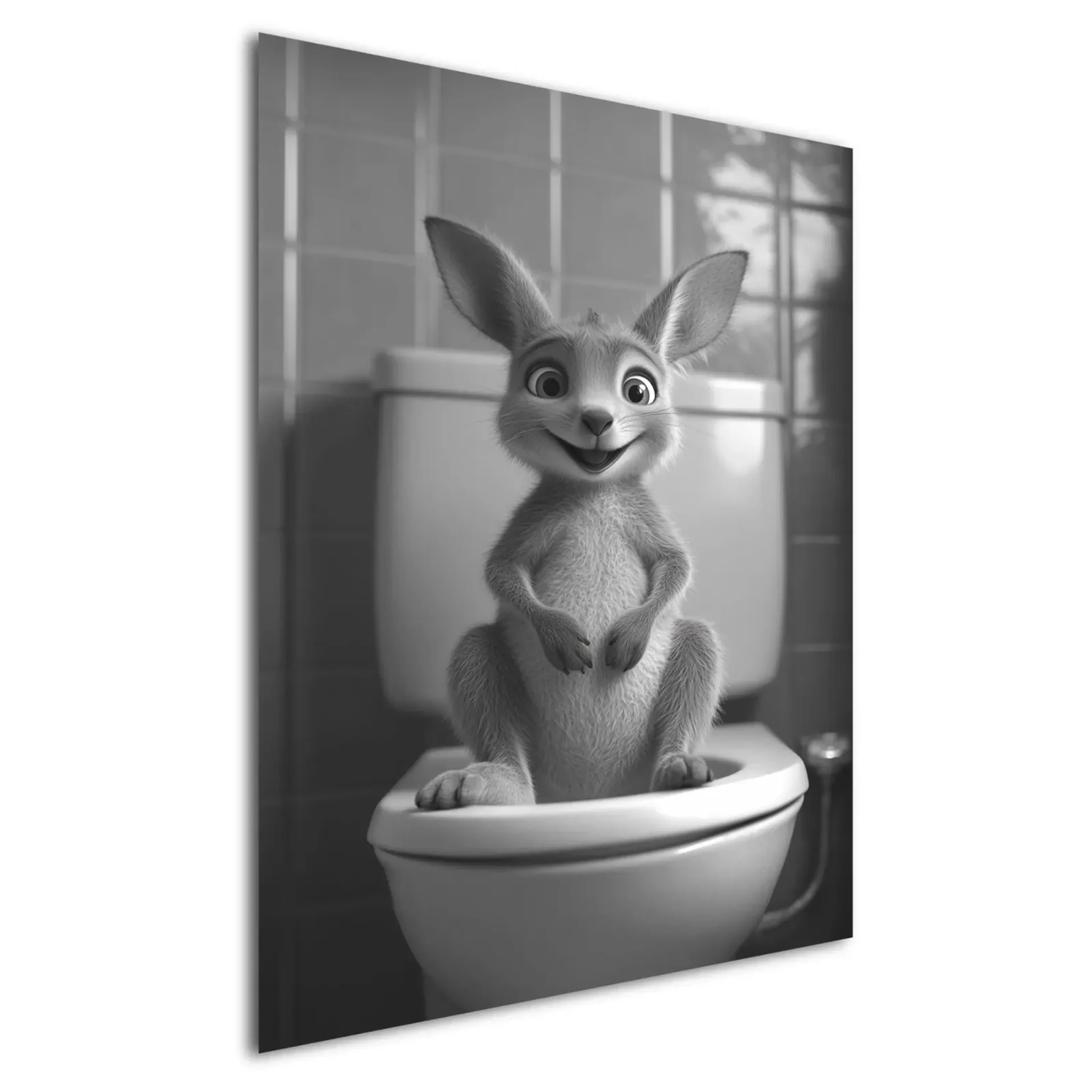 Känguru auf Toilette – Ansicht 5