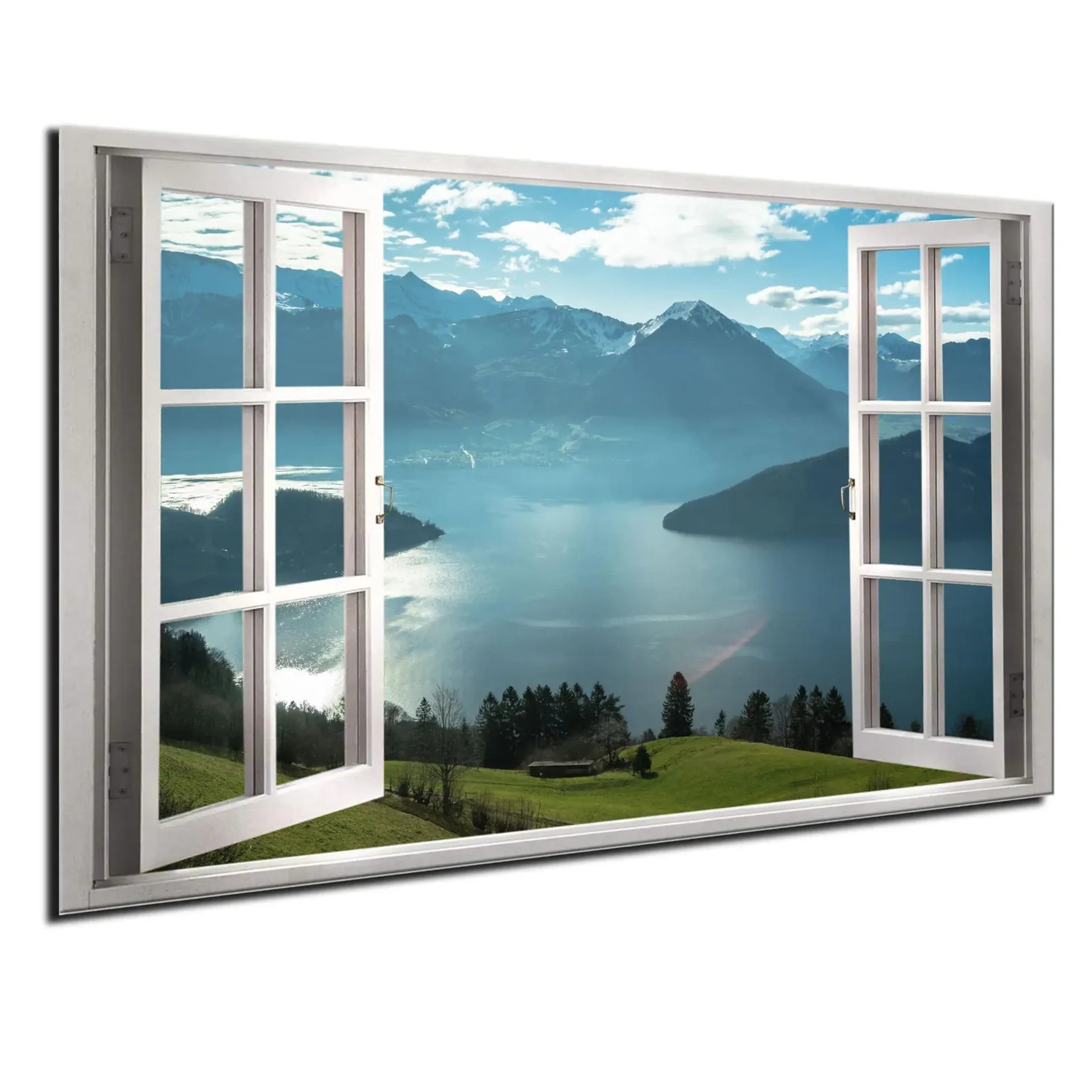 Seeblick auf die Berge – Ansicht 5