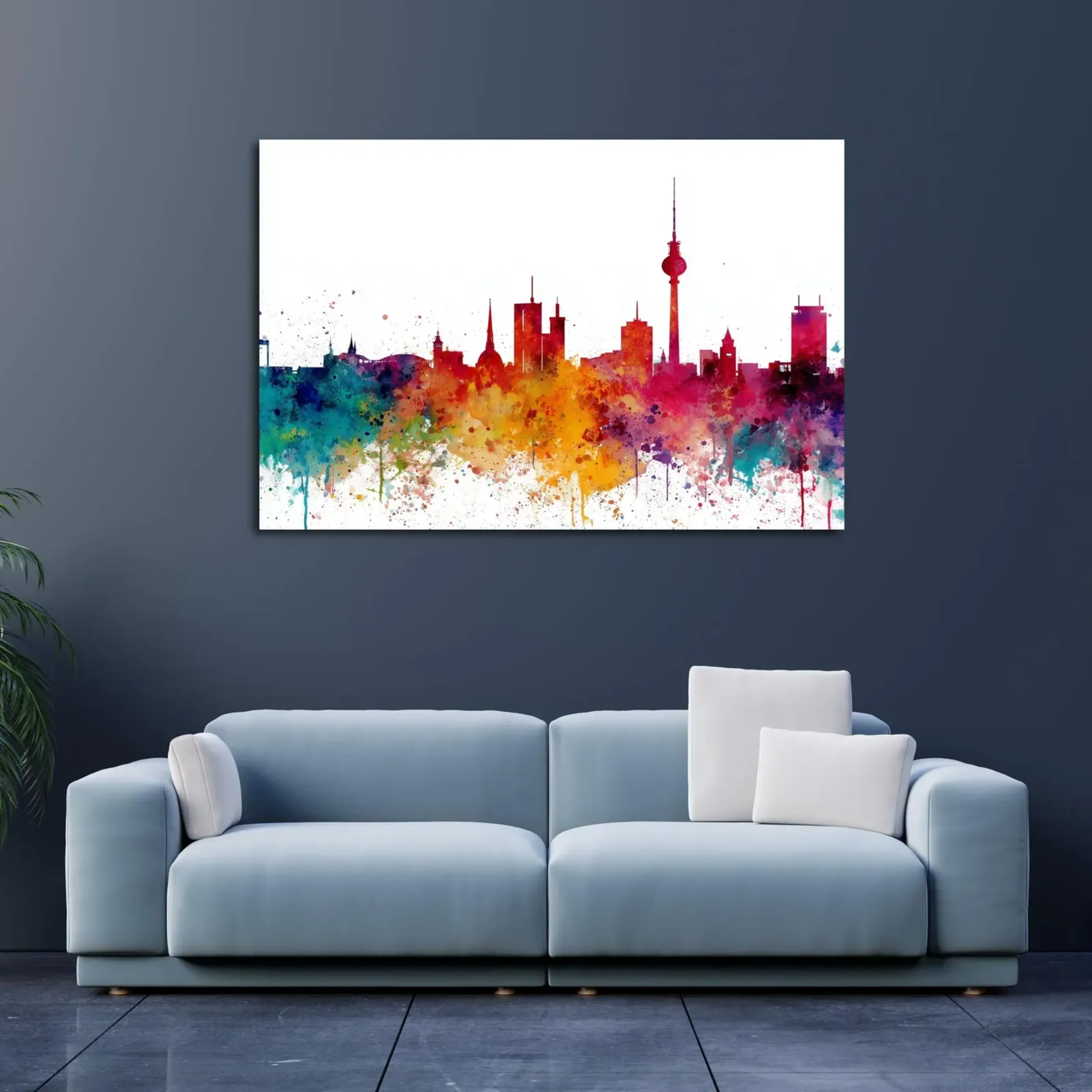 Berliner Skyline in Farbe – Ansicht 5