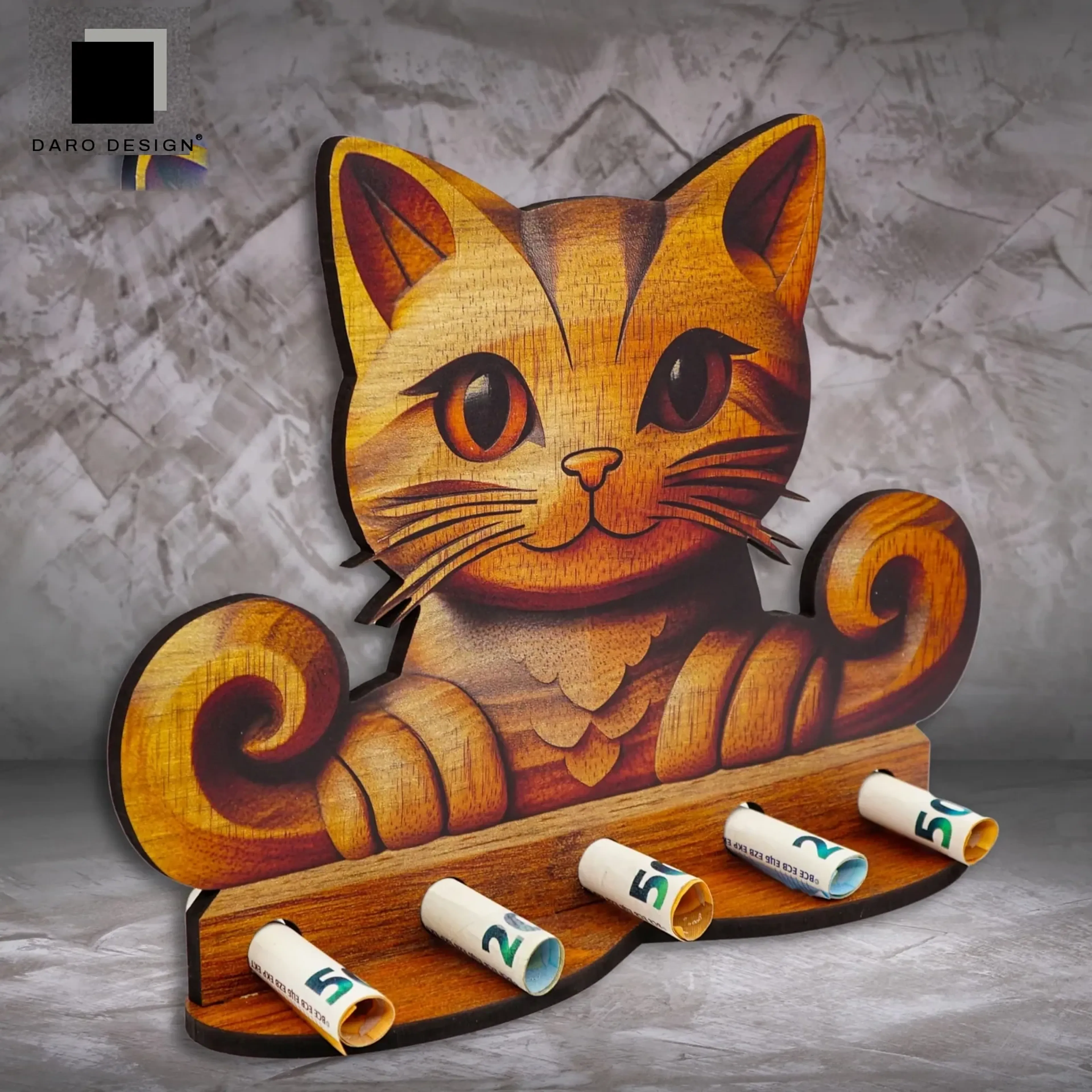 Großes Geldgeschenk „Katze“ – Ansicht 3