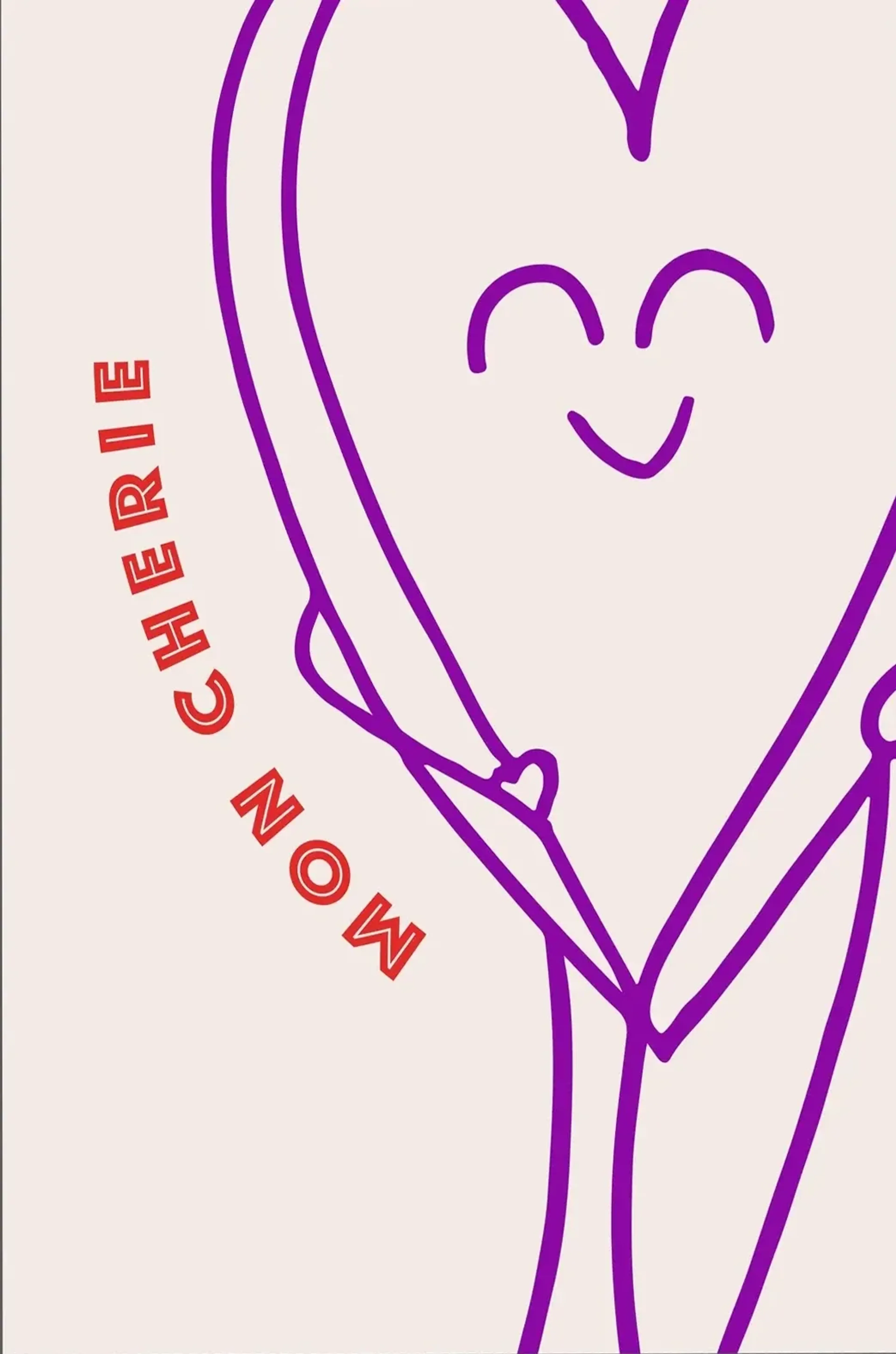 Herz Mon Cherie – Motiv als Wandbild auf Holz