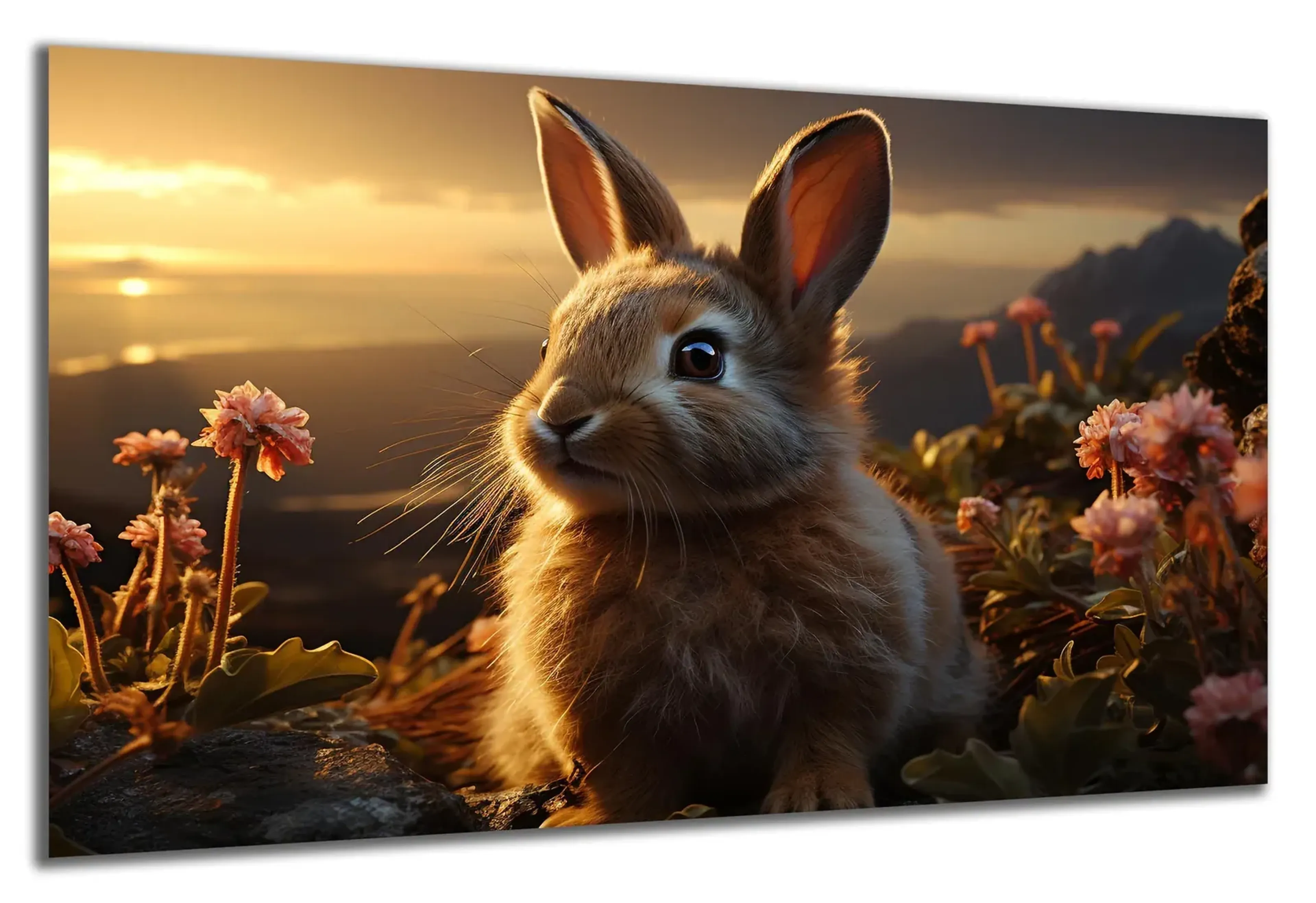 Kaninchen im Abendlicht – Ansicht 5