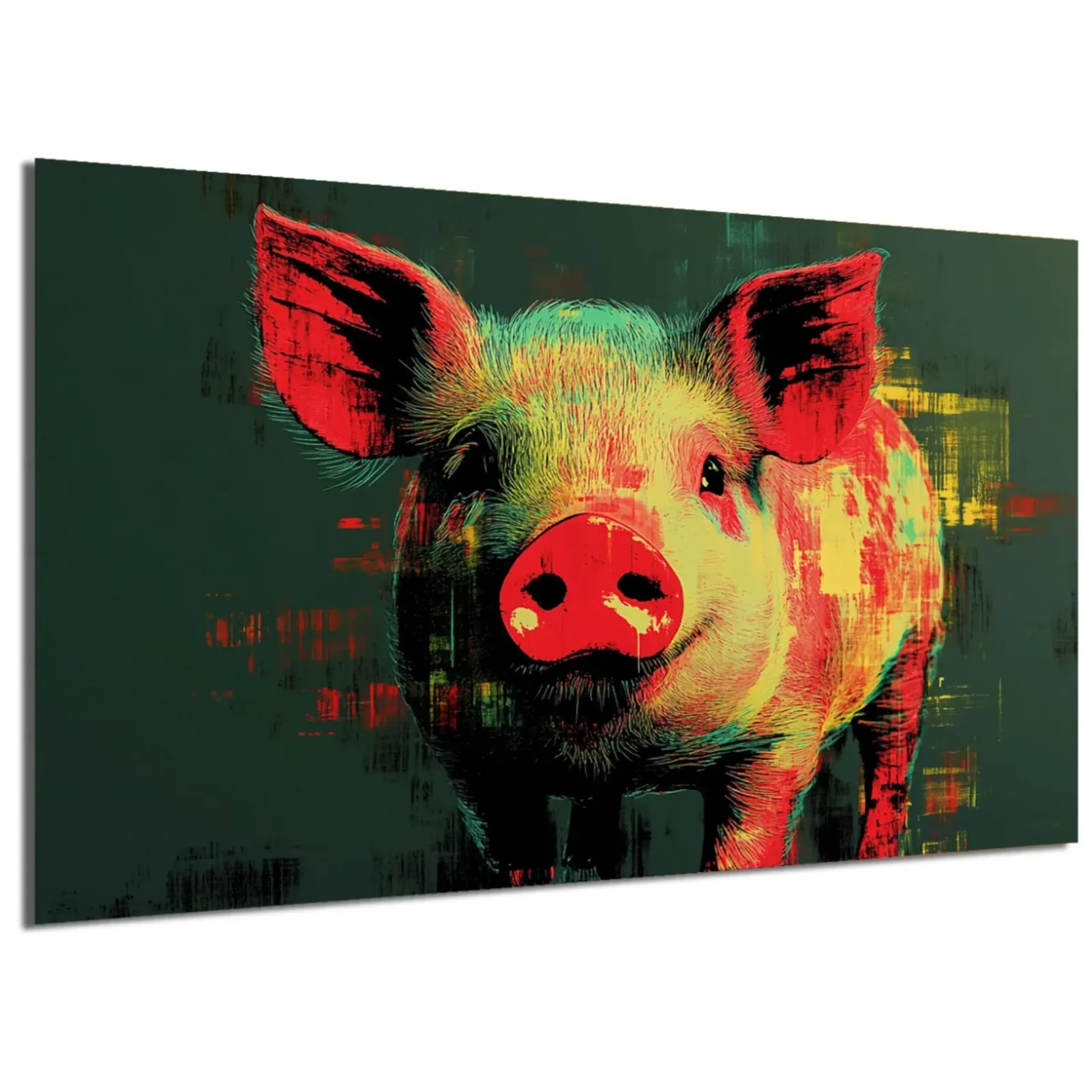 Schwein auf Dunkelgrün – Ansicht 5