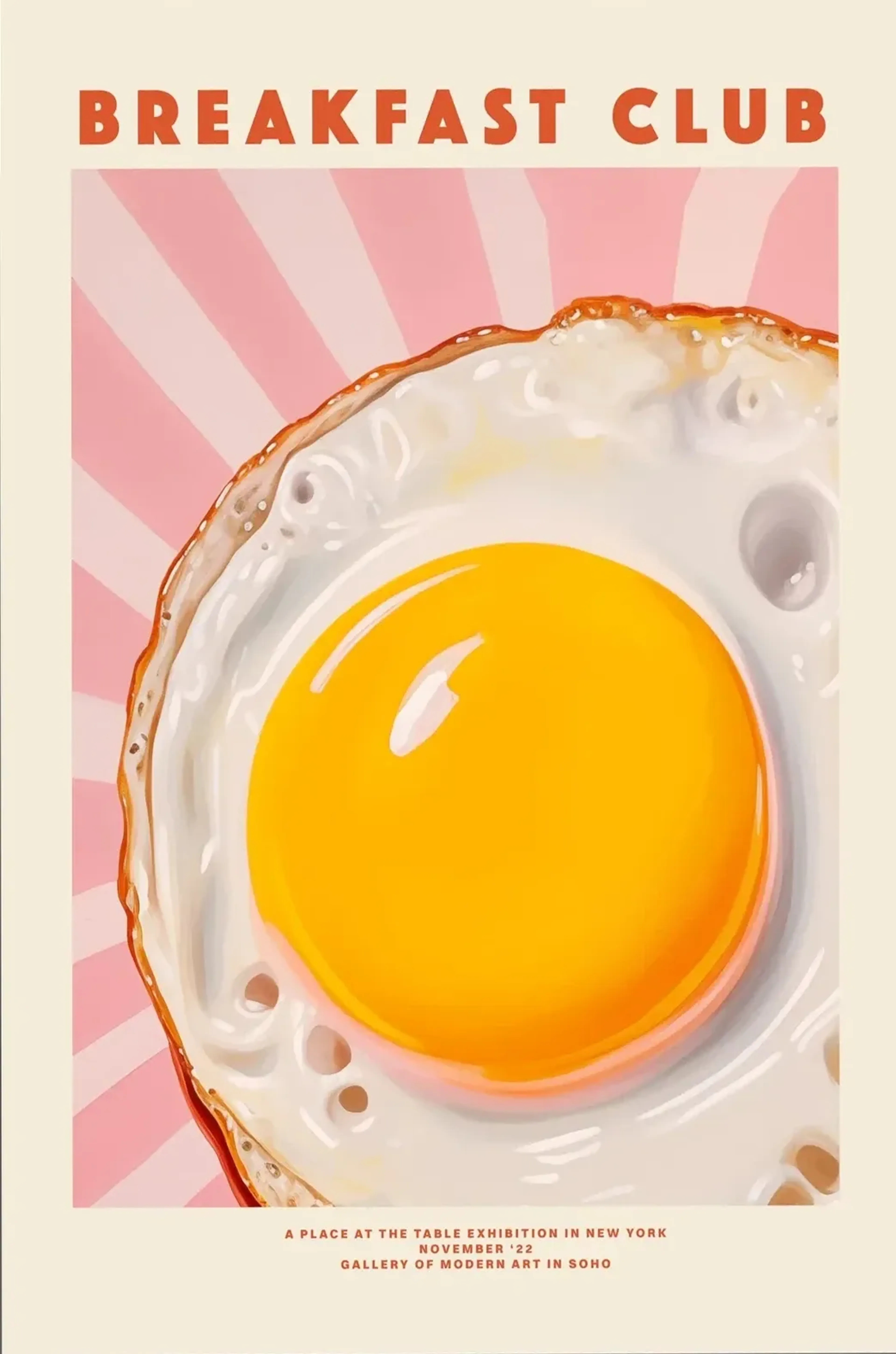 Breakfast Club – Motiv als Wandbild auf Holz