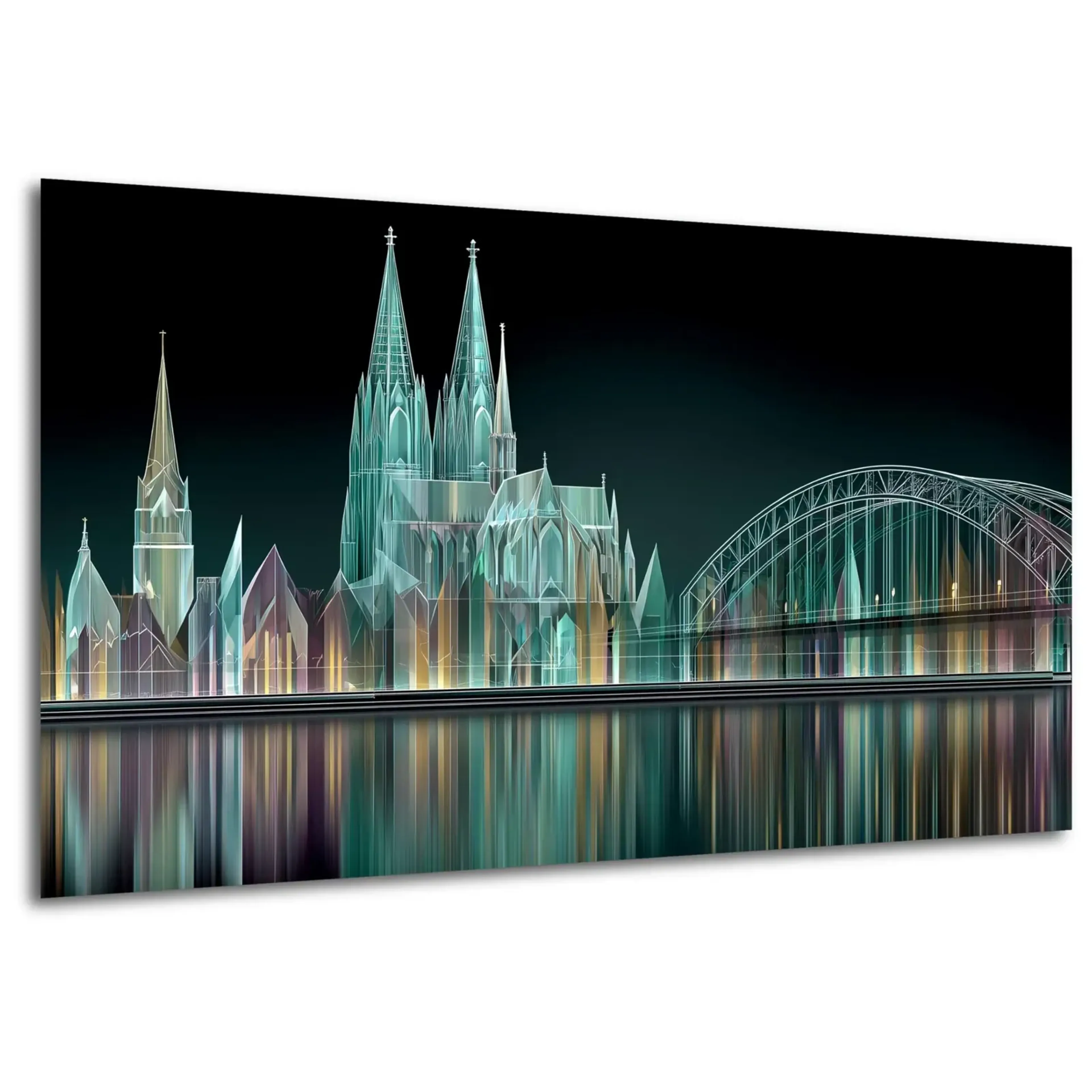 Köln aus Lichtlinien – Ansicht 5