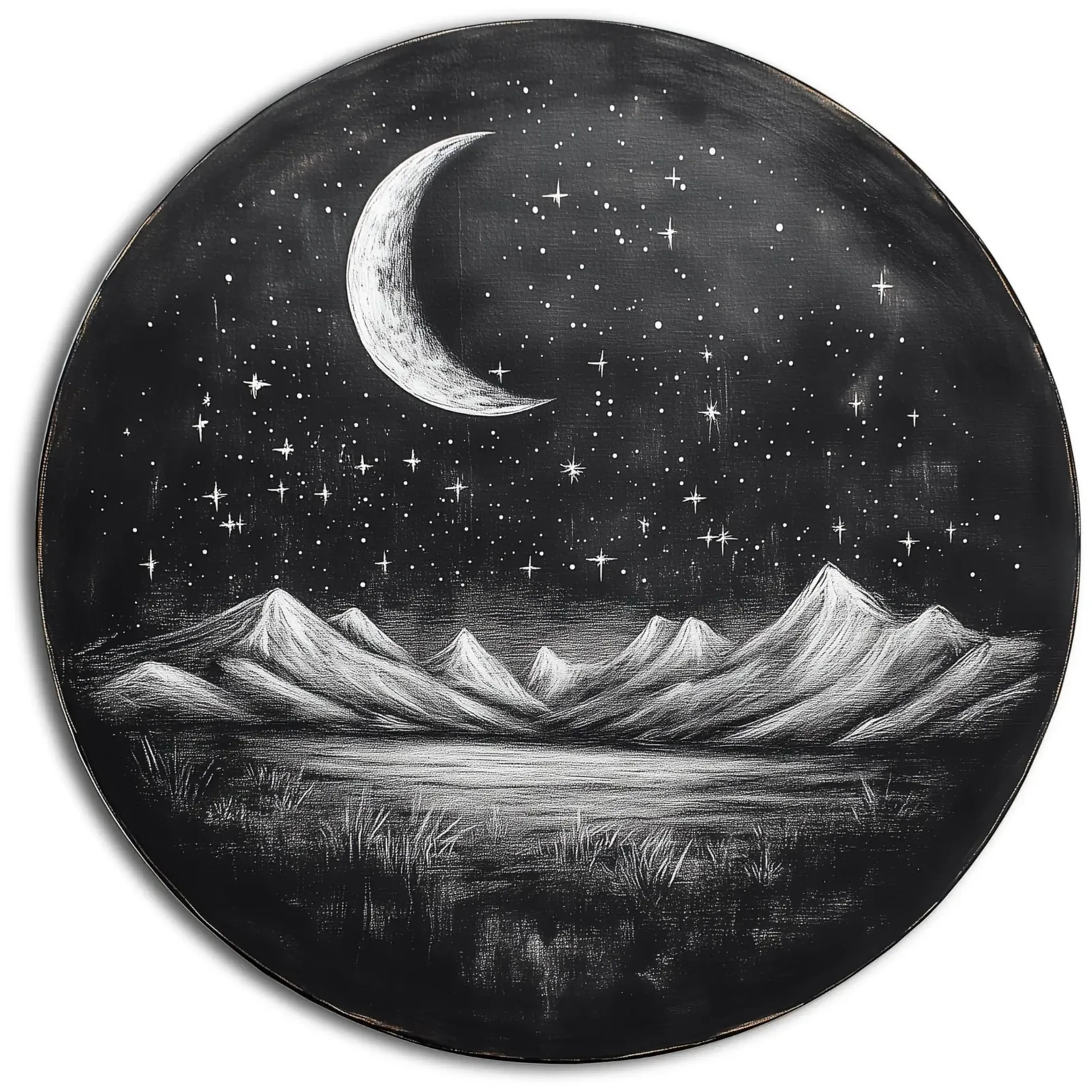 Mond über Bergen – Ansicht 5